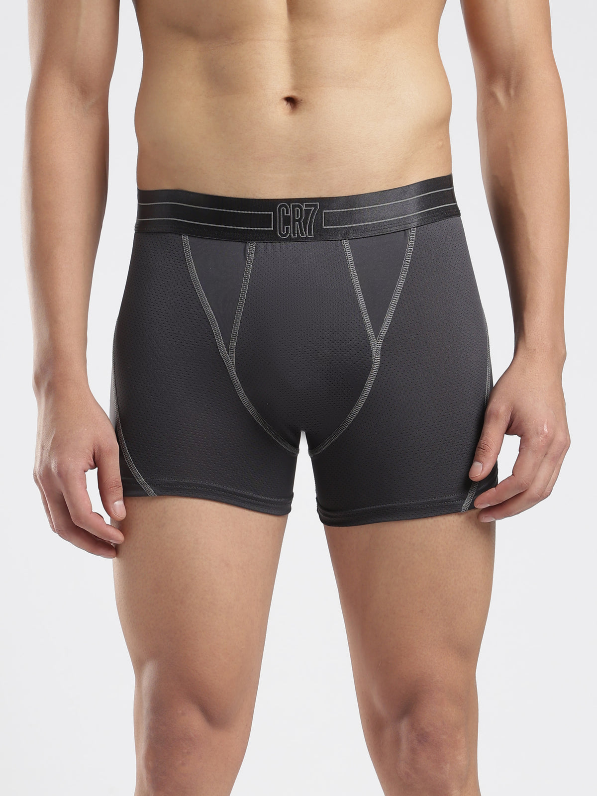 CR7 Athleticore Men's Trunk Charcoal Grey