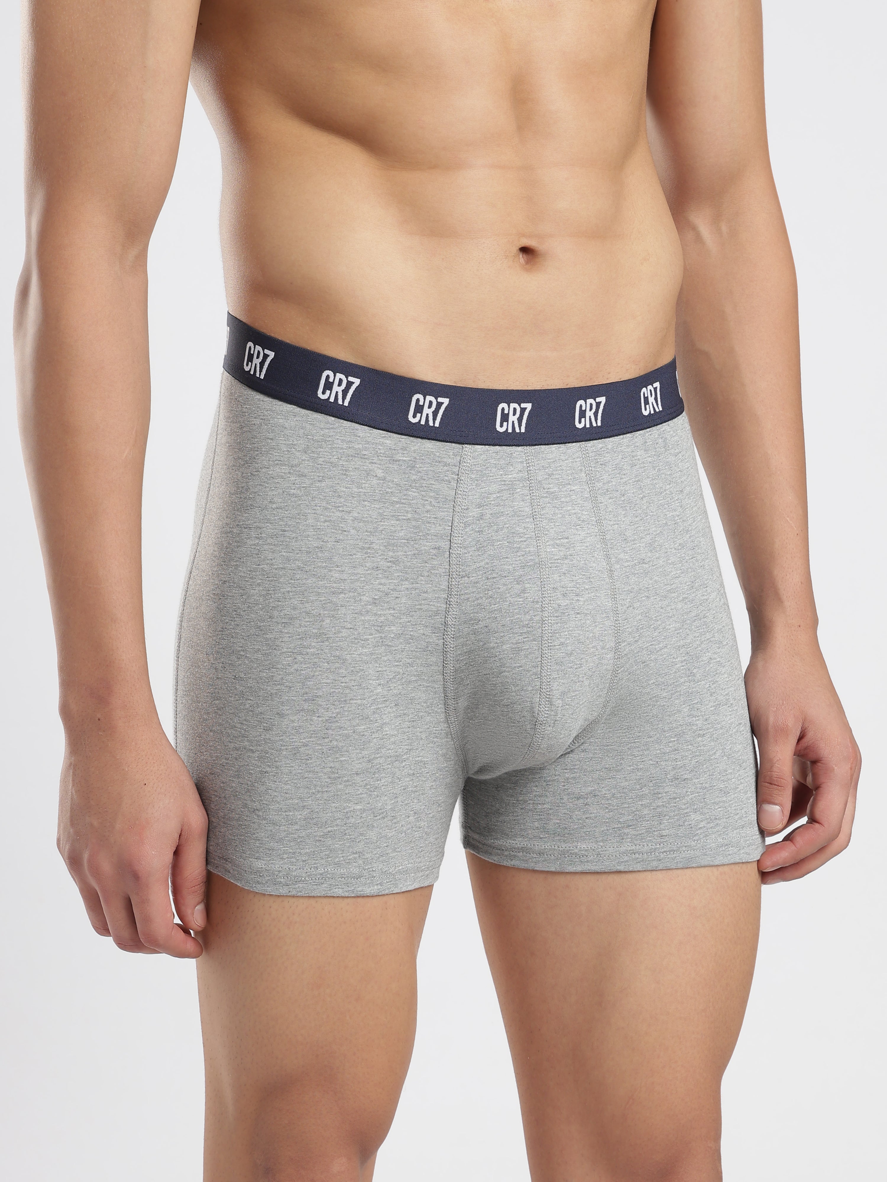 CR7 Men’s Trunk Underwear – 3-Pack Soft & Breathable Boxer Trunks