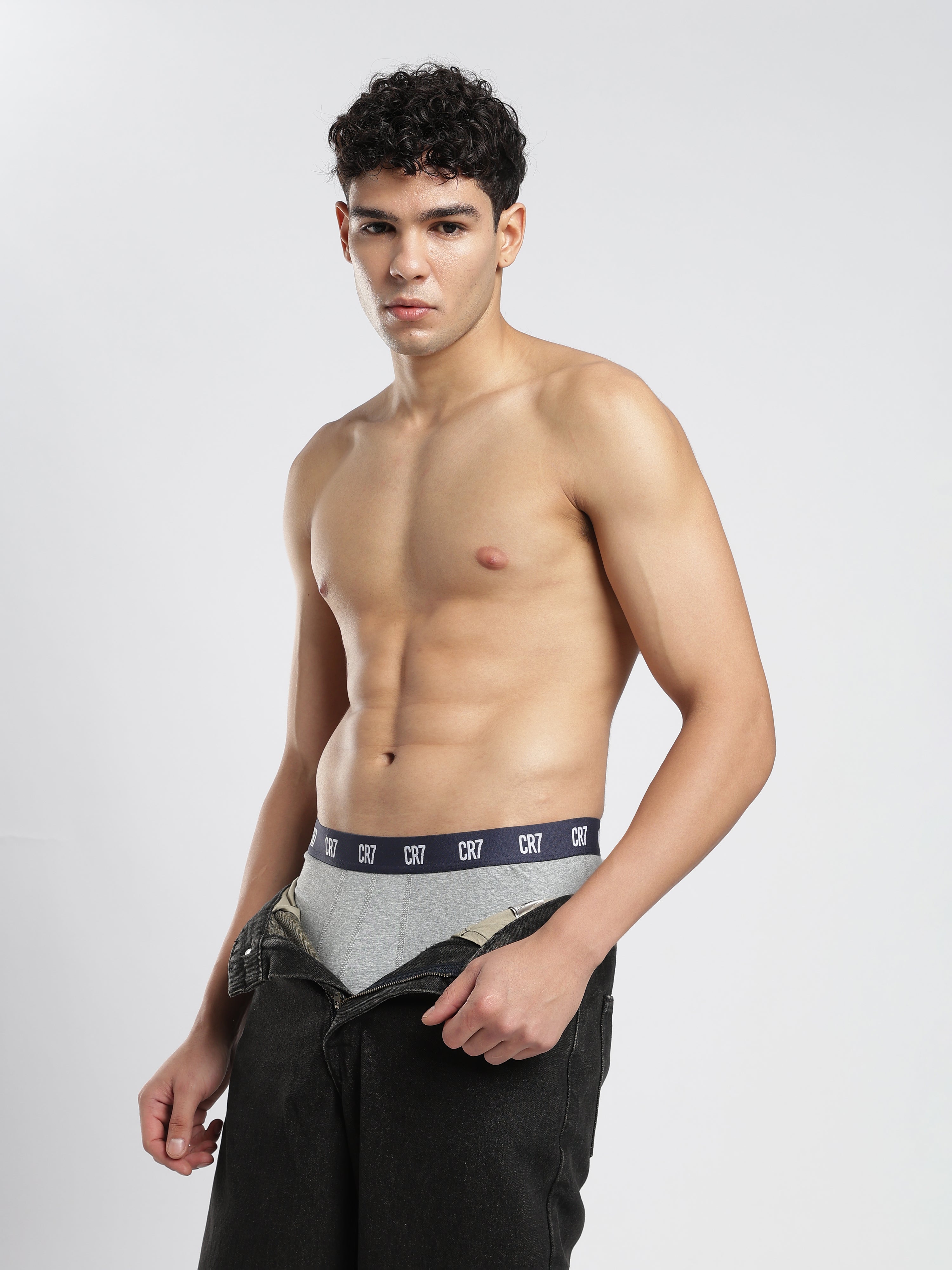 CR7 Men’s Trunk Underwear – 3-Pack Soft & Breathable Boxer Trunks