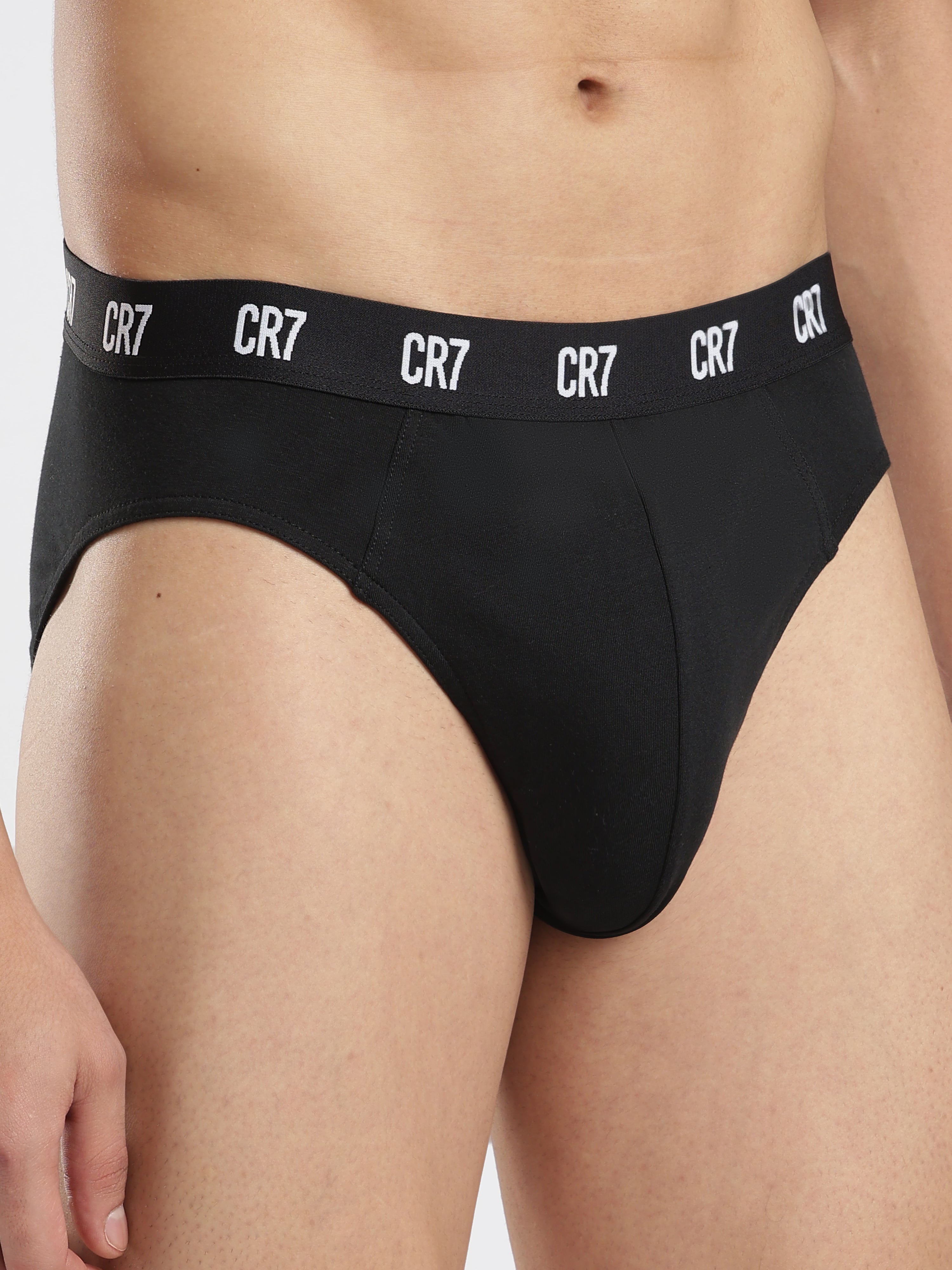 CR7 BLACK LABEL Briefs – 3-Pack | Black