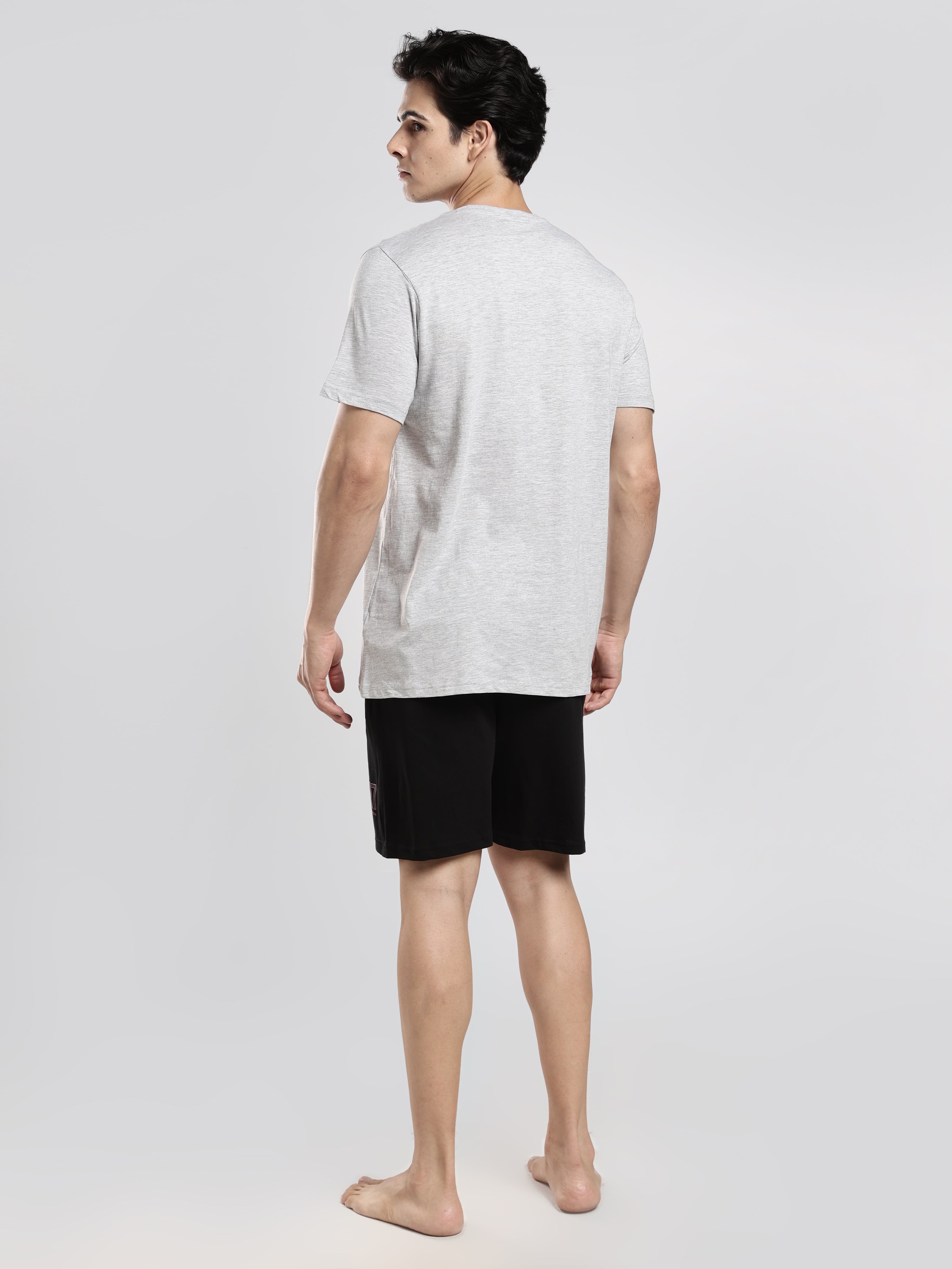 CR7 ESSENTIAL Lounge Set – Grey & Black