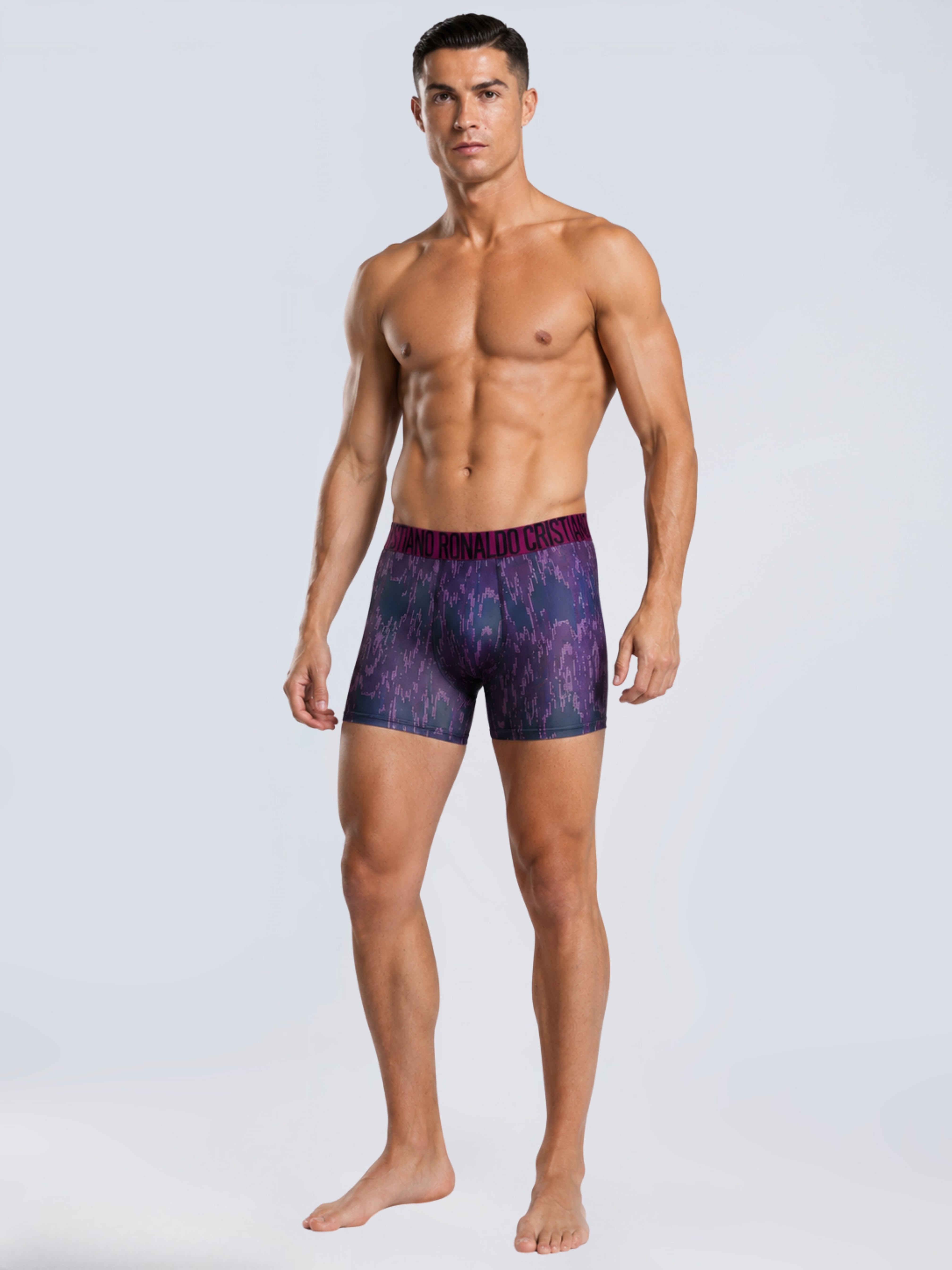 CR7 Trunks – Premium Comfort Fit Cotton Stretch Underwear (Pack of 2)