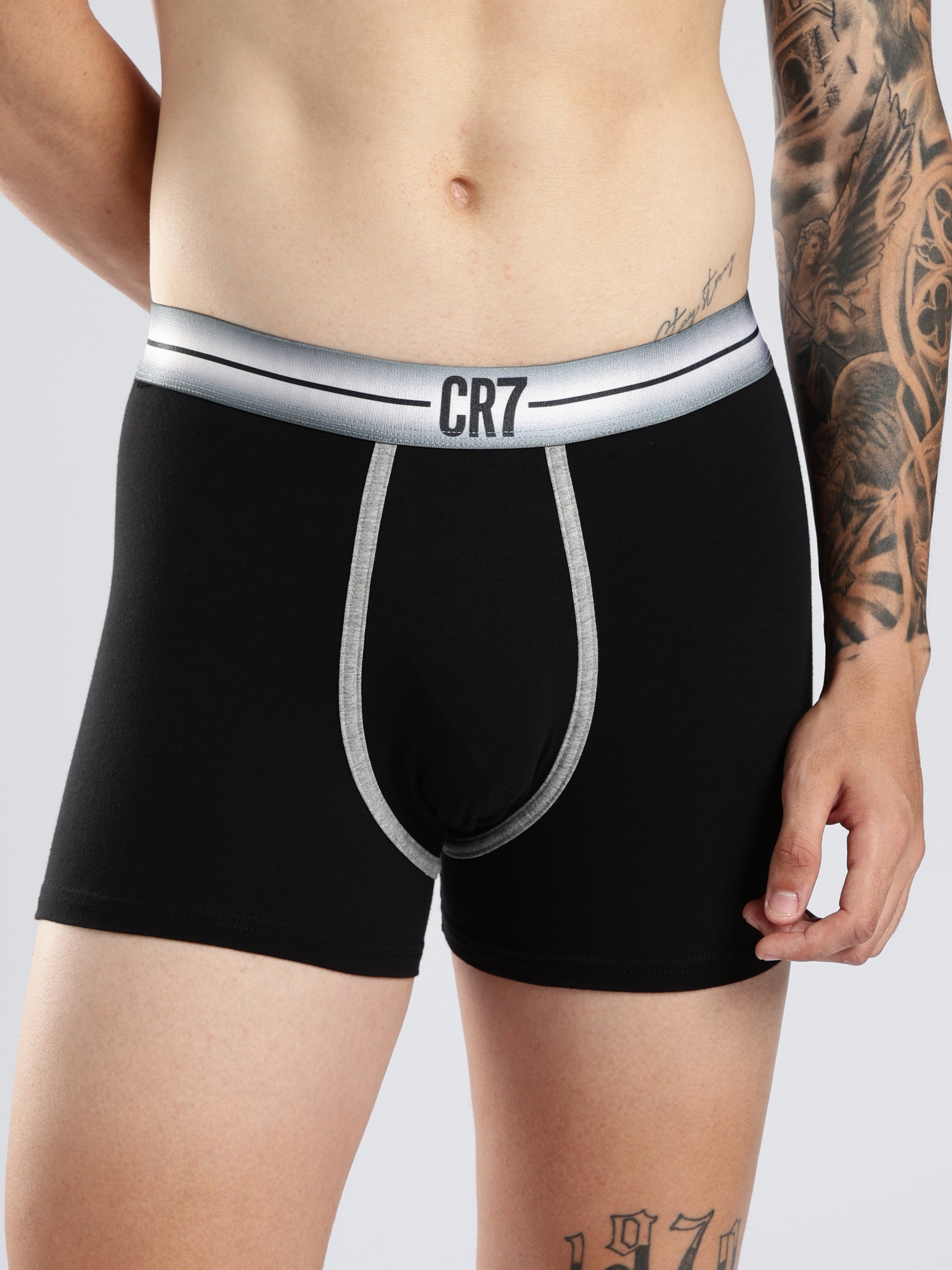 CR7 Trunks – Premium Comfort Fit Cotton Stretch Underwear (2 Pack)