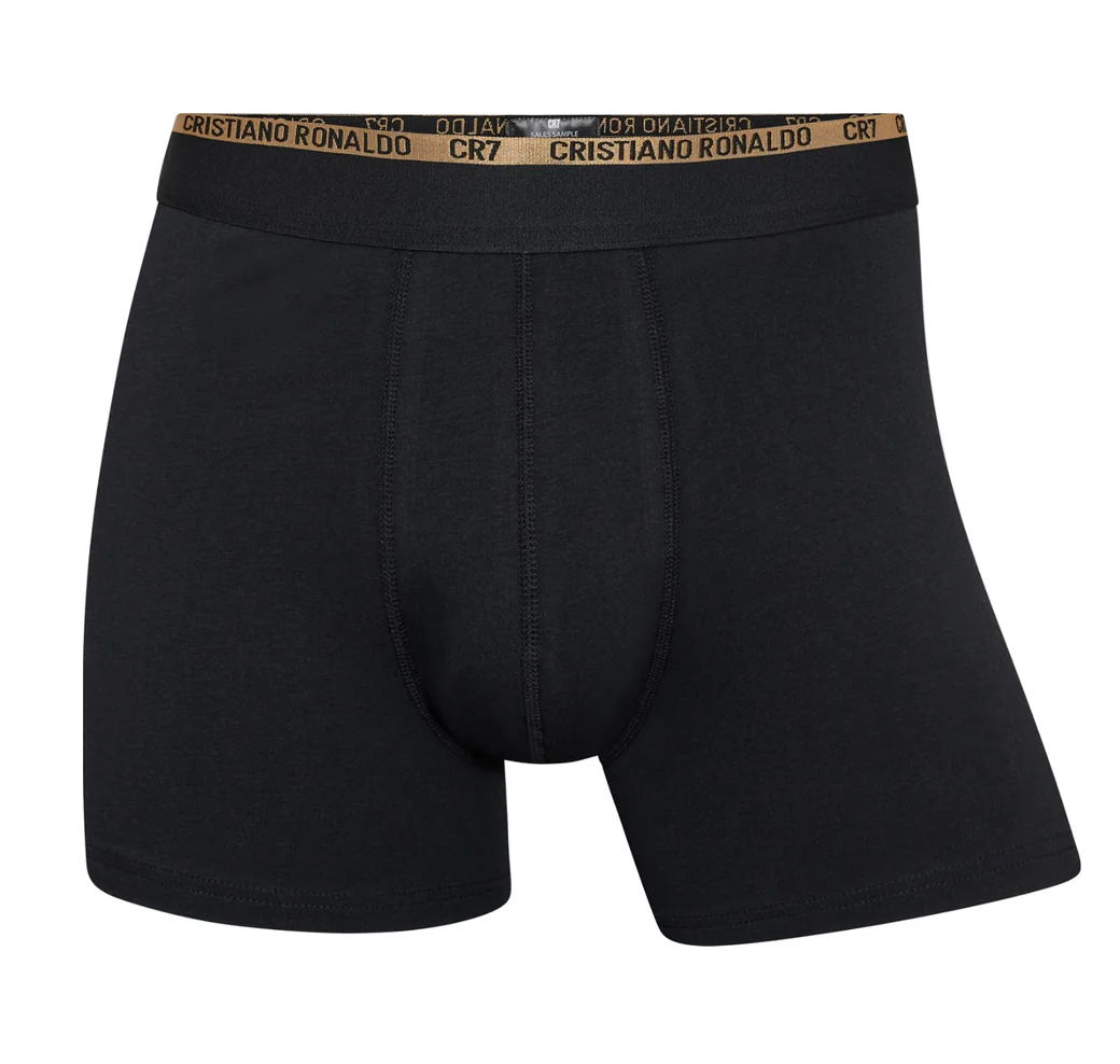 CR7 Cristiano Ronaldo Premium Cotton Trunks – Pack of 3 (Black, White & Grey)