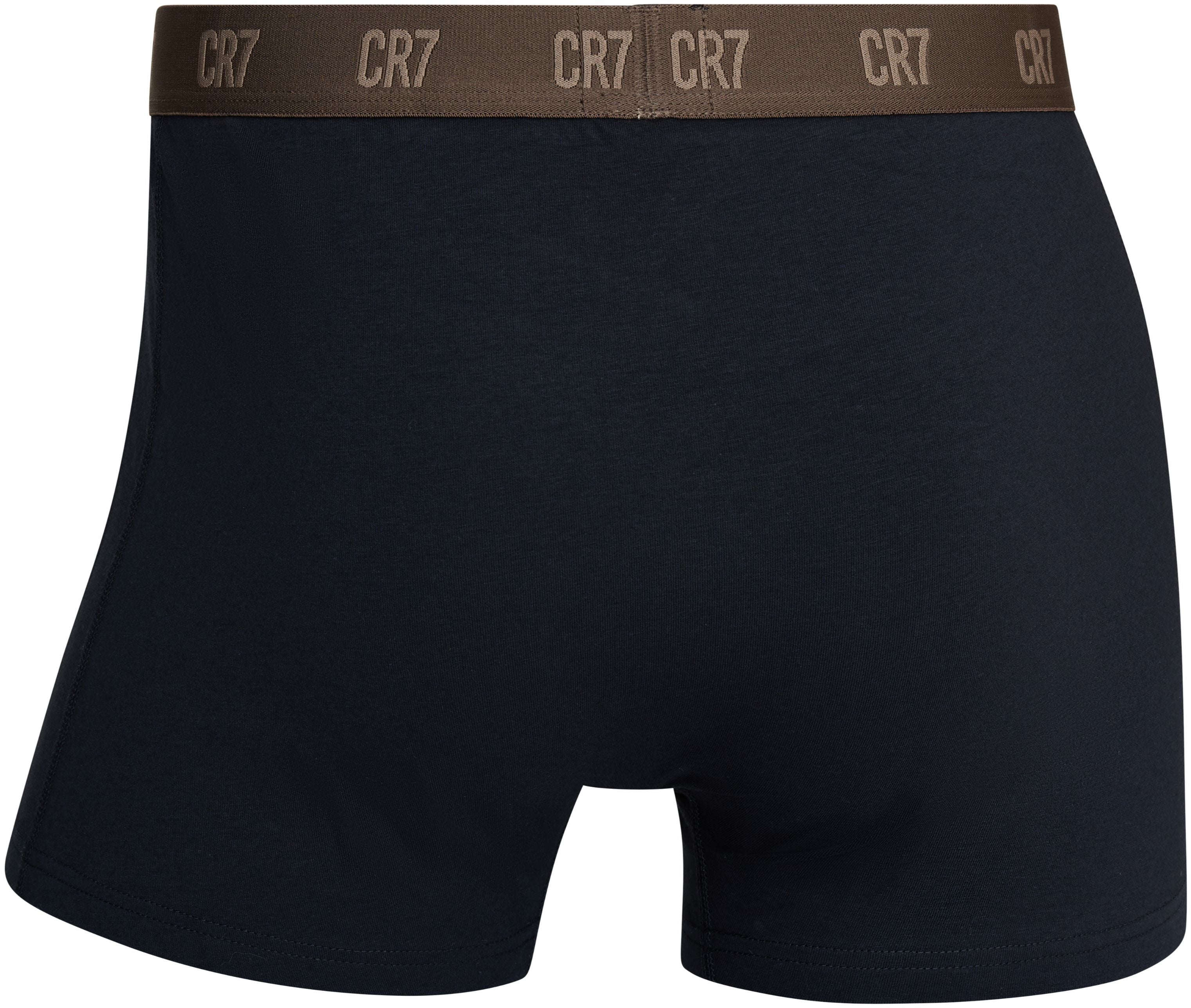 CR7 Cristiano Ronaldo Men’s Premium Cotton Stretch Trunks – | Pack of 3 | Comfort Fit Boxer Trunks