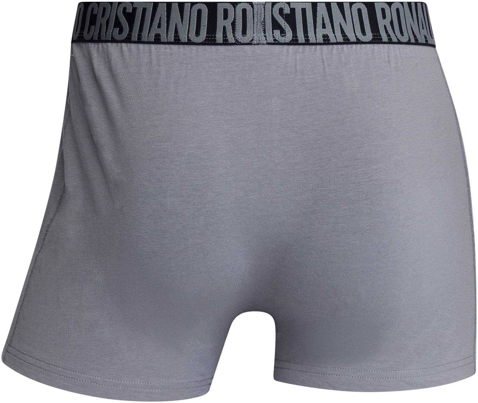 CR7 Men’s Premium Cotton Stretch Trunks – Black, Brown & Grey | Pack of 3 | Signature Ronaldo Waistband