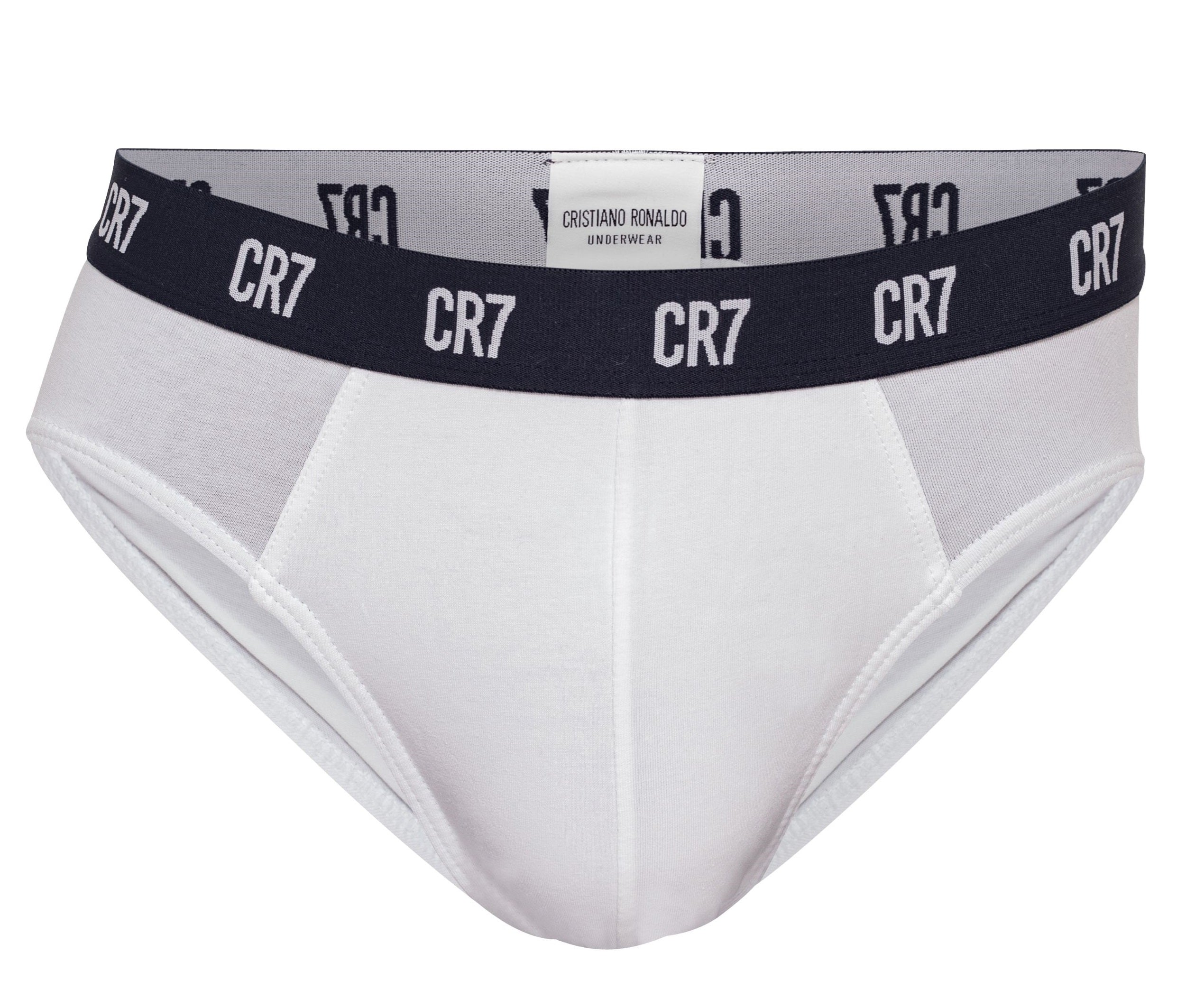 CR7 Cristiano Ronaldo Men’s Cotton Briefs – Pack of 3 (Black, Grey & White) | Everyday Comfort Fit
