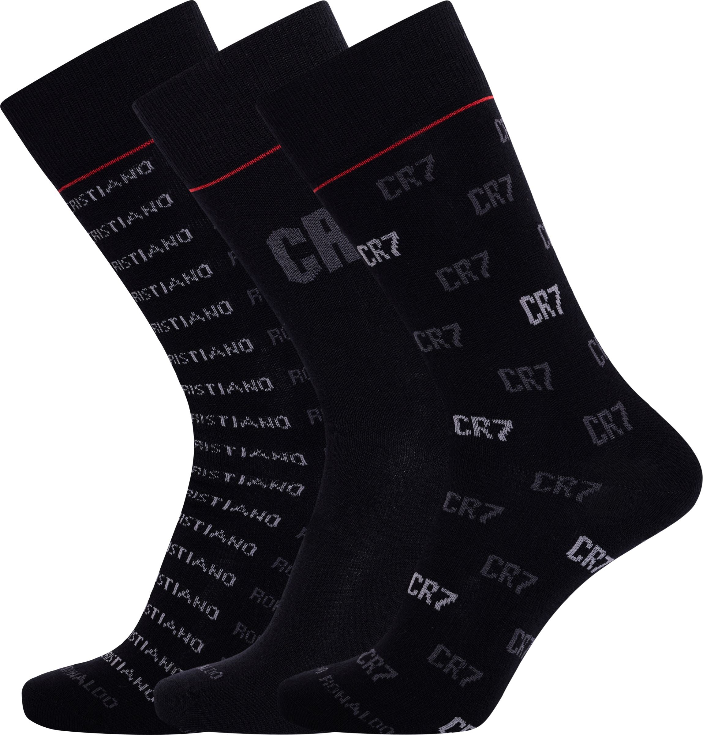 CR7 Cristiano Ronaldo Men’s Premium Cotton Crew Socks – (Pack of 3) | Soft, Breathable & Stylish