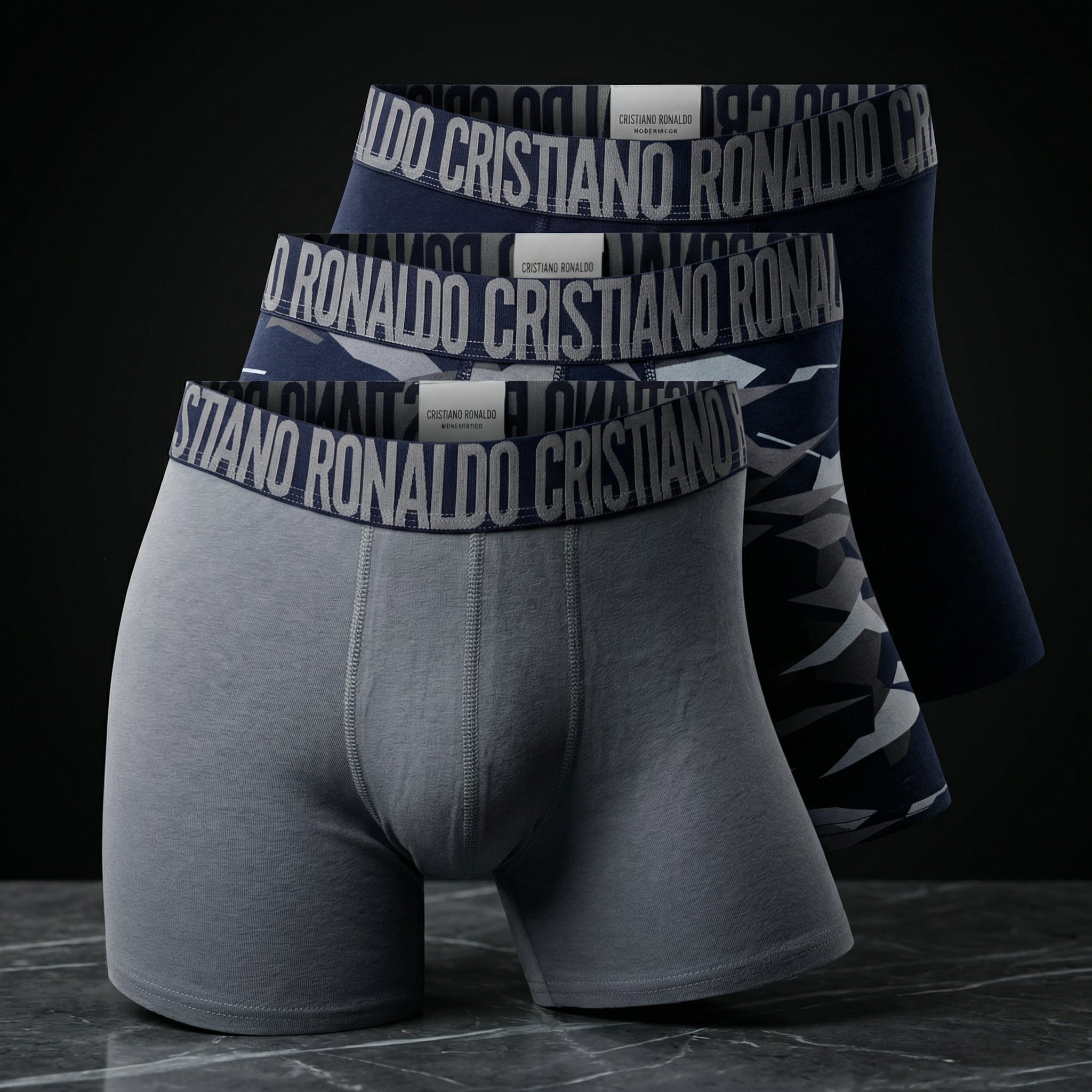 CR7 Cristiano Ronaldo Trunks – Premium Comfort Fit Cotton Stretch Underwear (3 Pack)