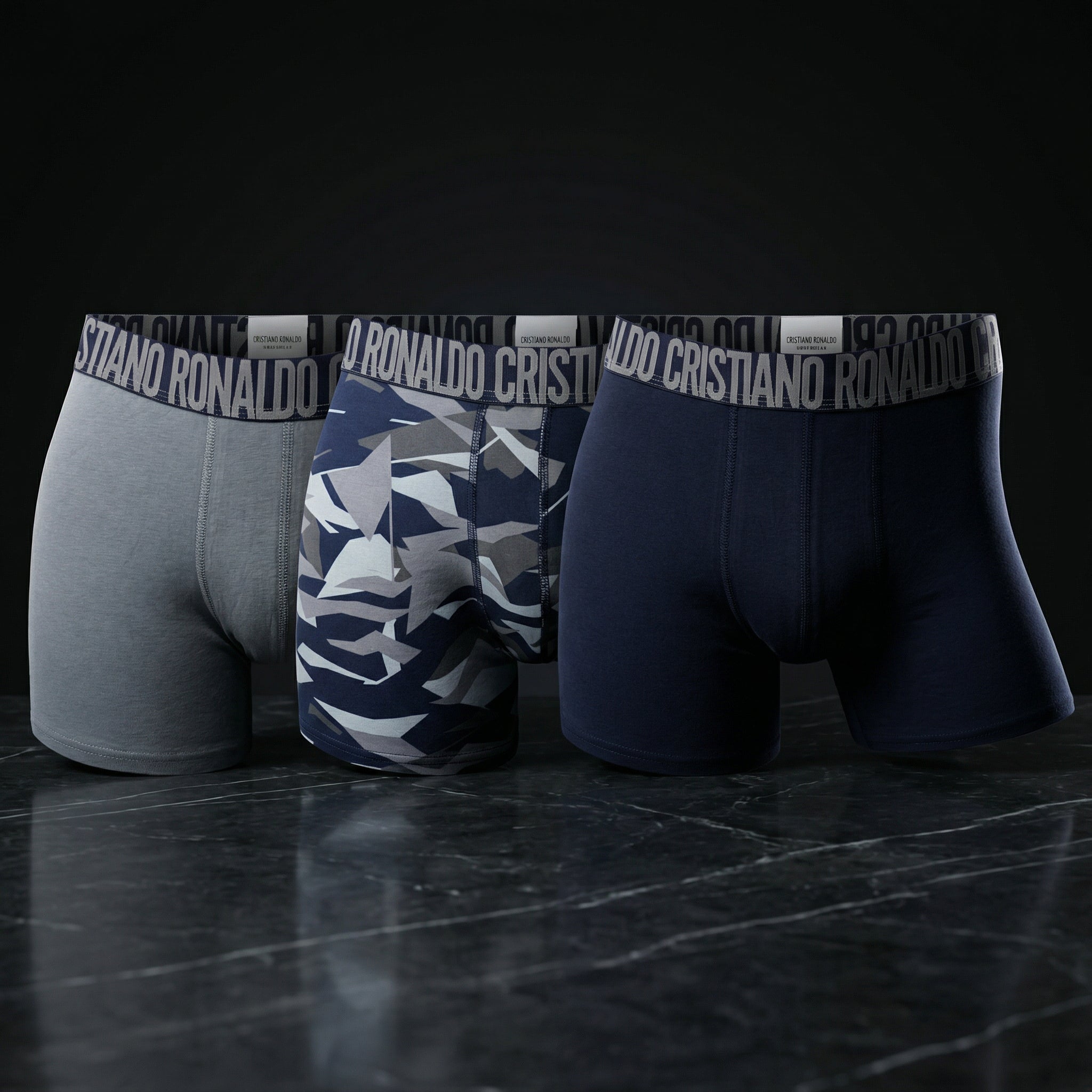 CR7 Cristiano Ronaldo Trunks – Premium Comfort Fit Cotton Stretch Underwear (3 Pack)