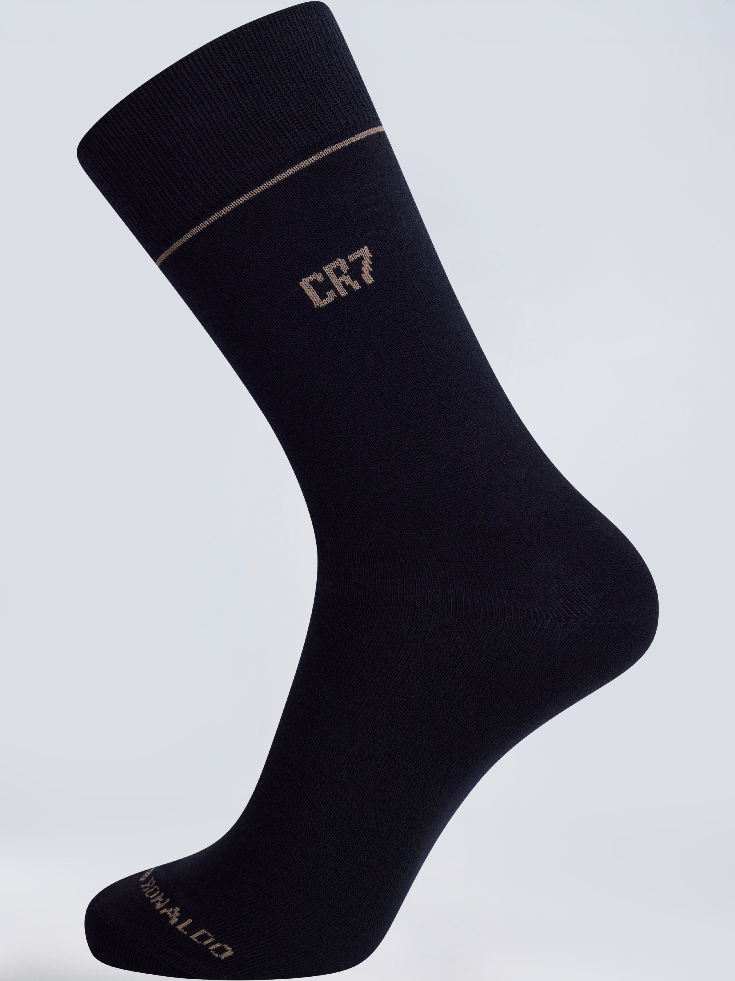 CR7 Men’s Premium Cotton Crew Socks – (Pack of 3) | Soft, Breathable & Stylish