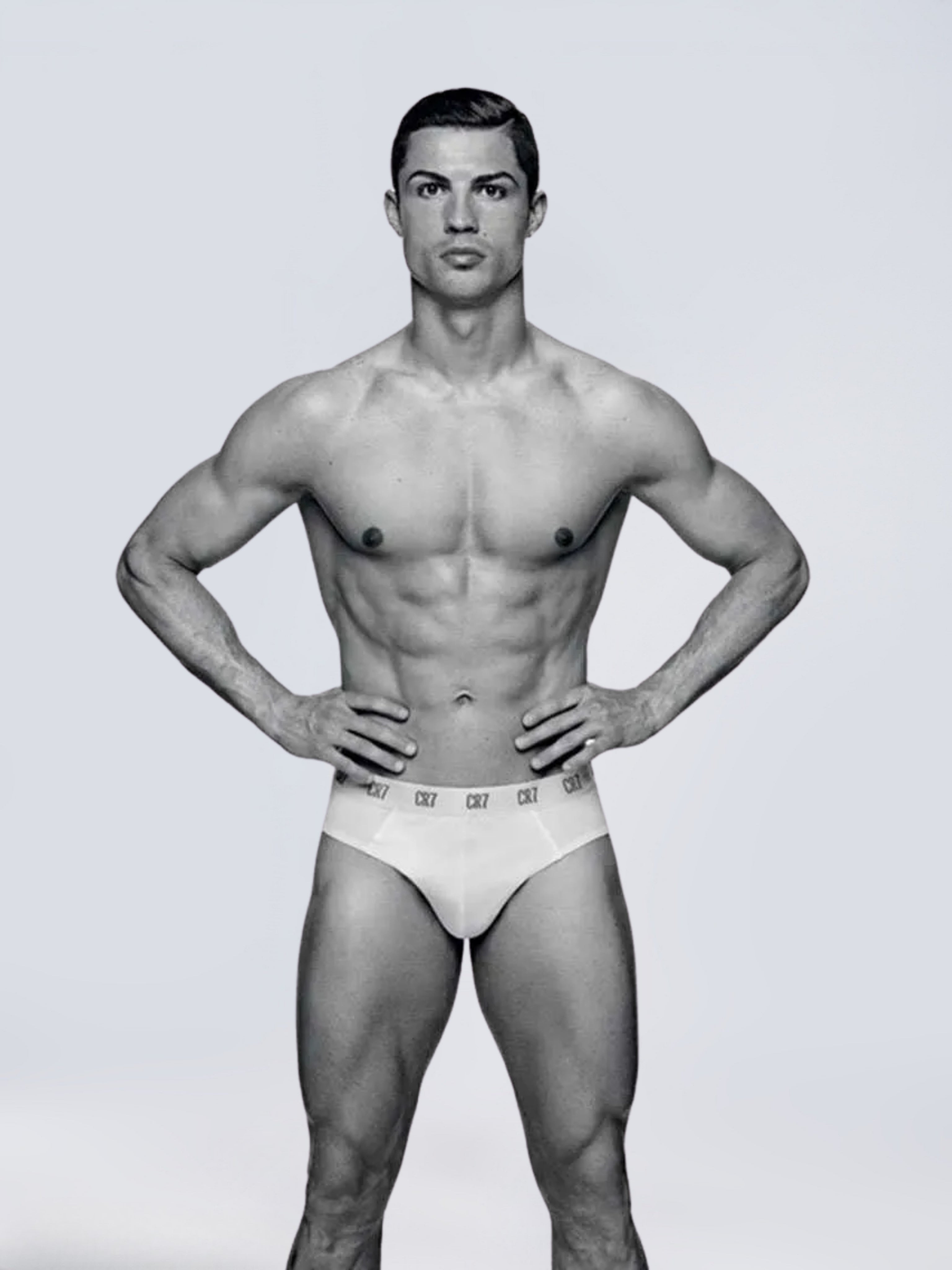 CR7 Men’s Cotton Briefs – Pack of 3 (White) | Everyday Comfort Fit