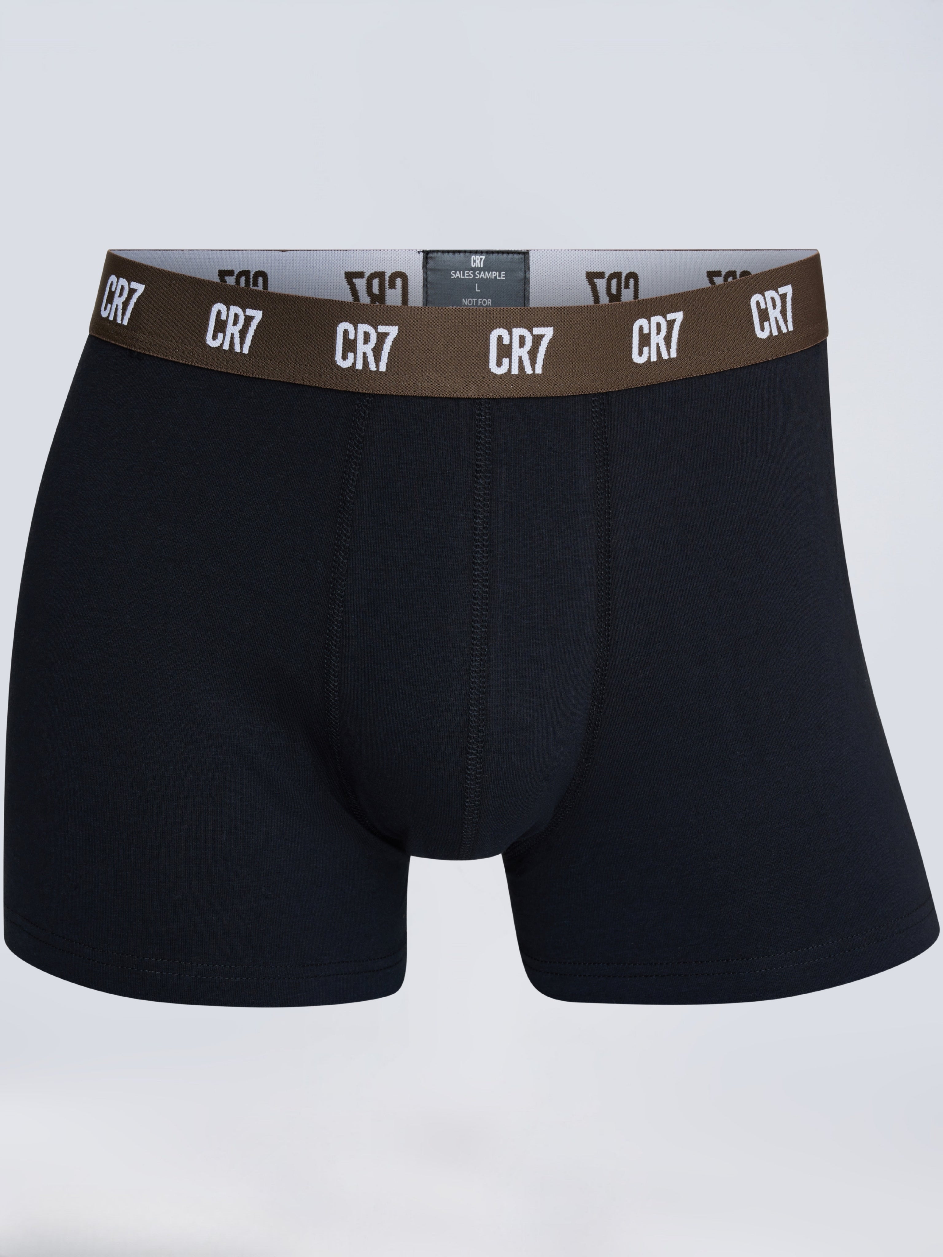 CR7 Men’s Premium Cotton Stretch Trunks – | Pack of 3 | Comfort Fit Boxer Trunks