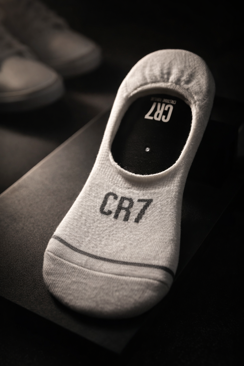 CR7 Cristiano Ronaldo Men’s No-Show Invisible Socks – Soft Cotton, Anti-Slip, Everyday Comfort