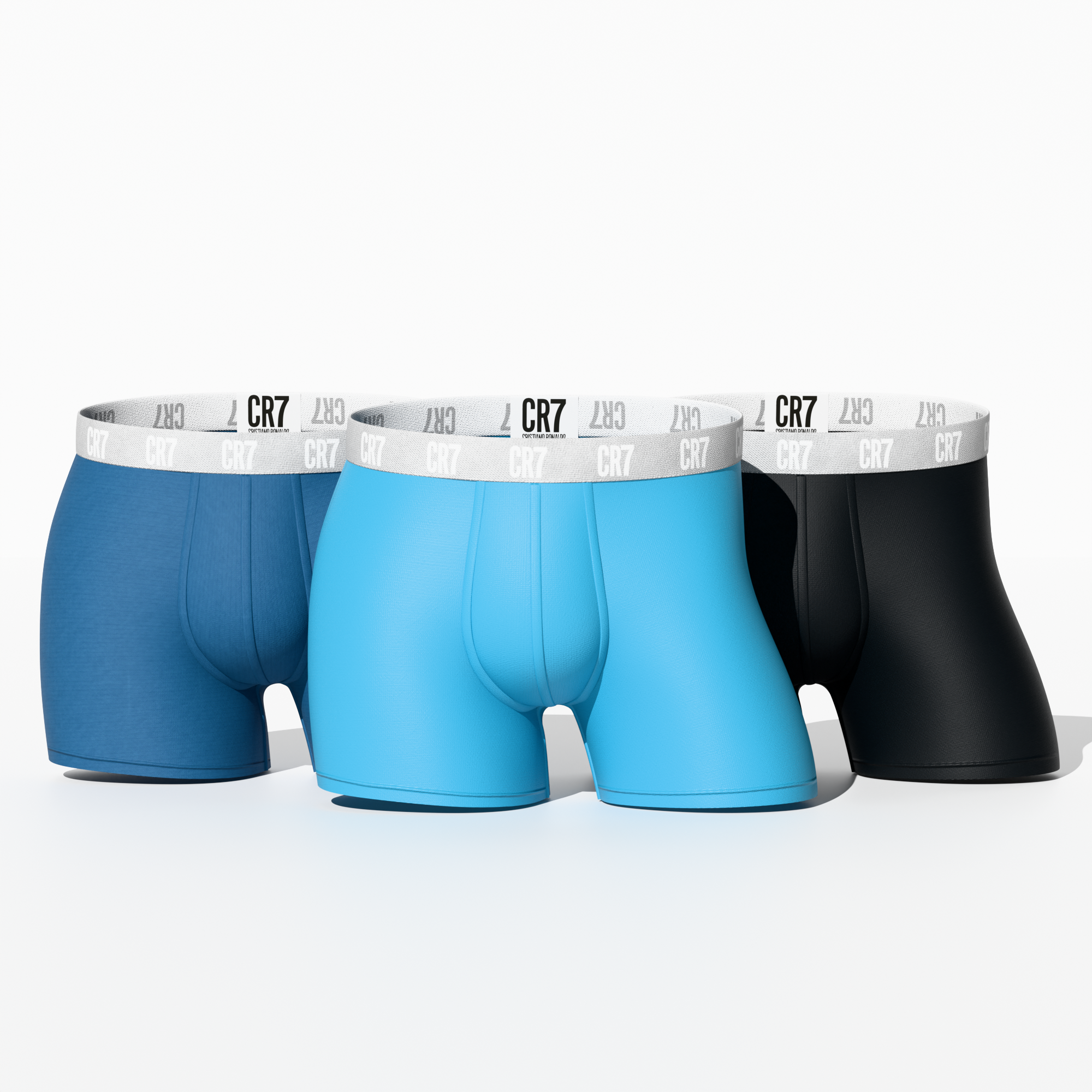 CR7 Cristiano Ronaldo Men’s Boxer Trunks – Soft Cotton 3-Pack