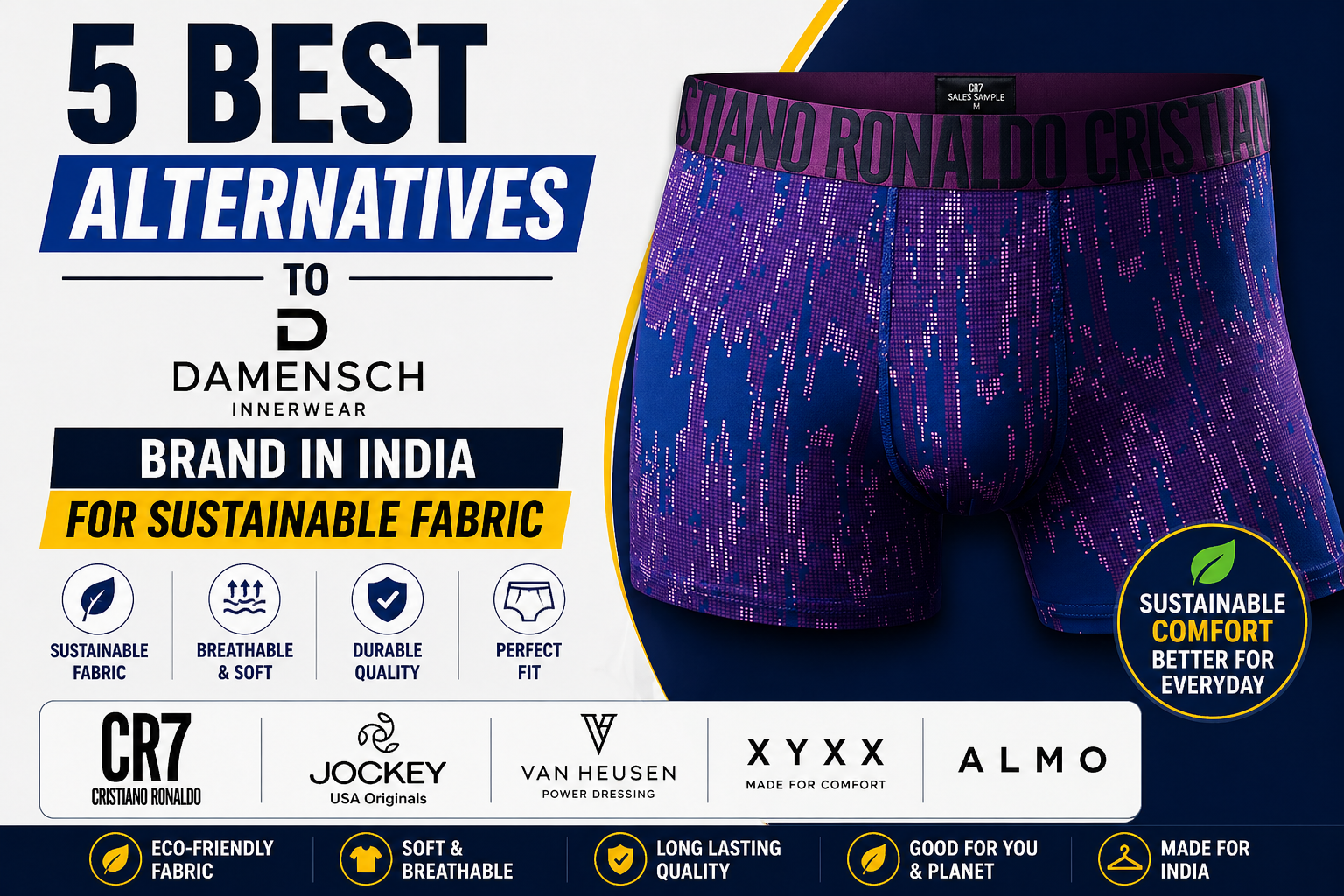 5 Best Alternatives To DaMensch Brand In India For Sustainable Fabric