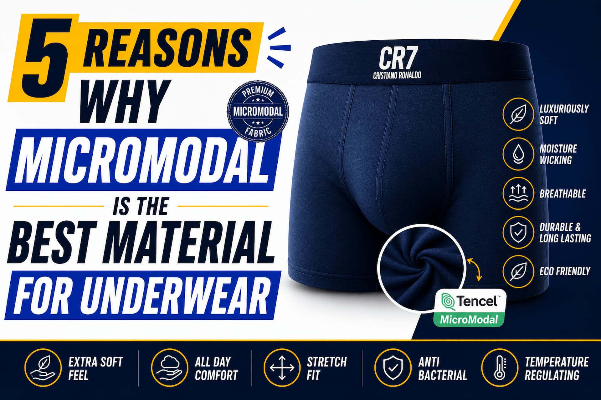 5 Reasons Why MicroModal Is The Best Material For Underwear