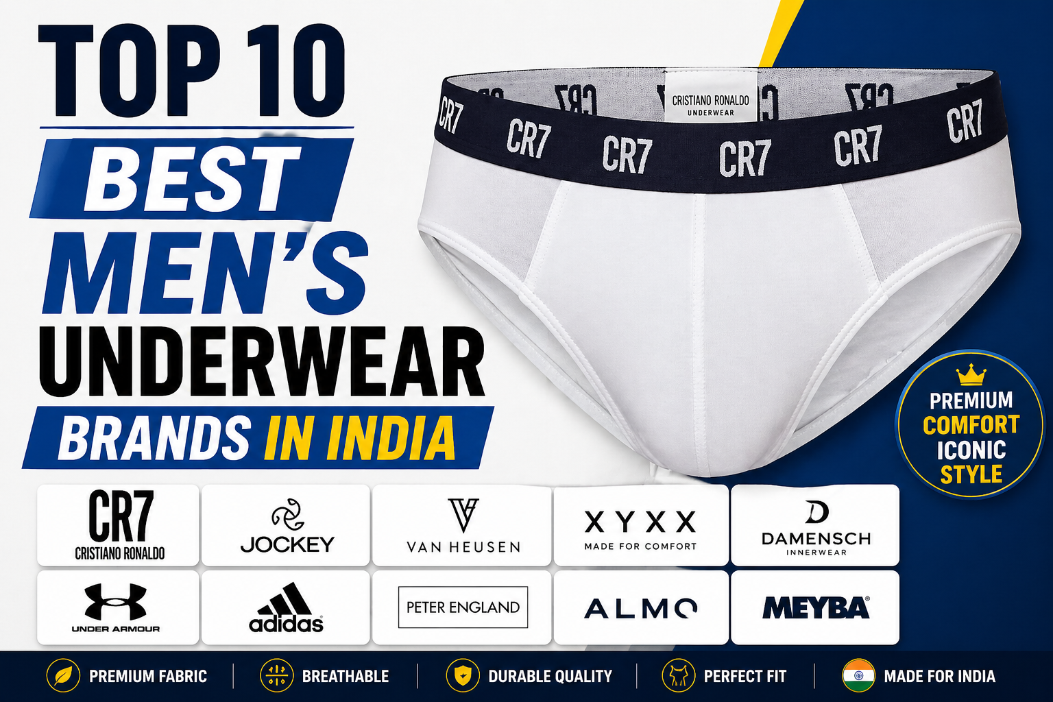 Top 10 Best Men’s Underwear Brands in India