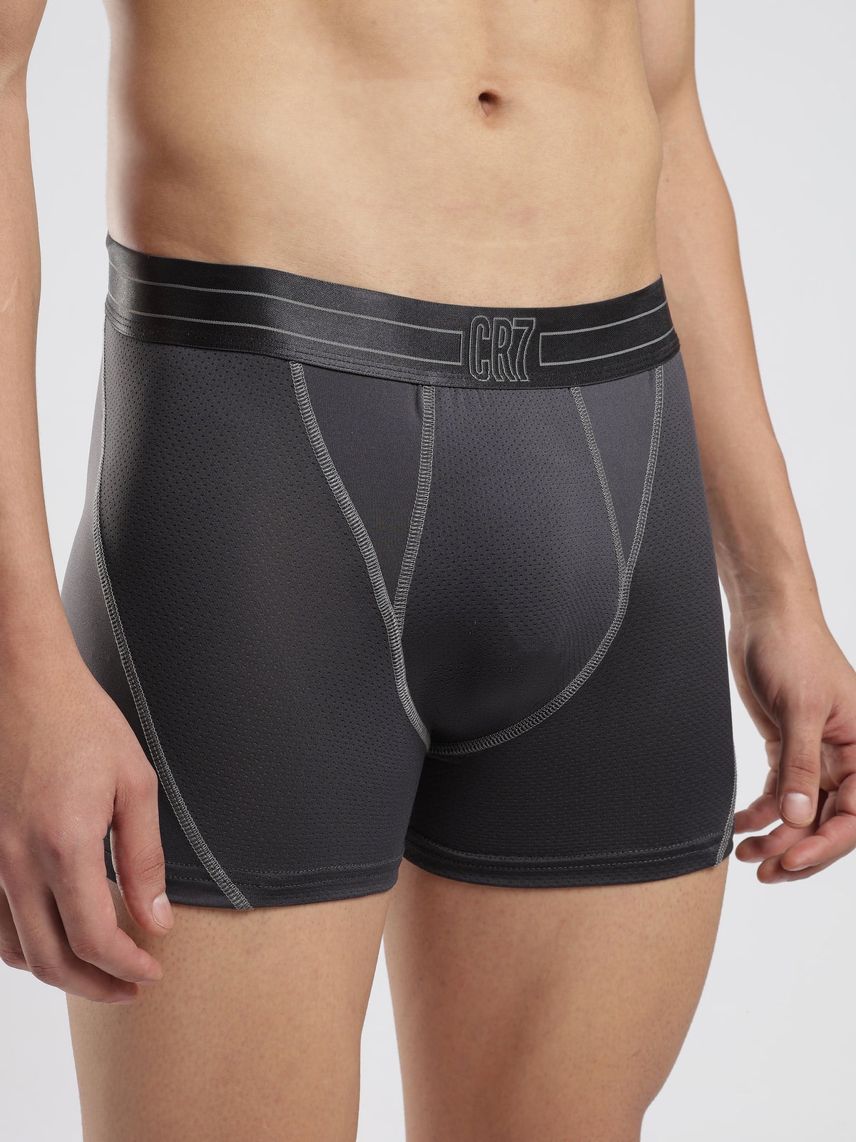 CR7 Athleticore Men's Trunk Charcoal Grey