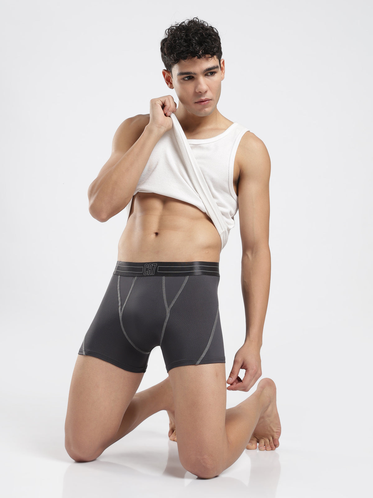 CR7 Athleticore Men's Trunk Charcoal Grey