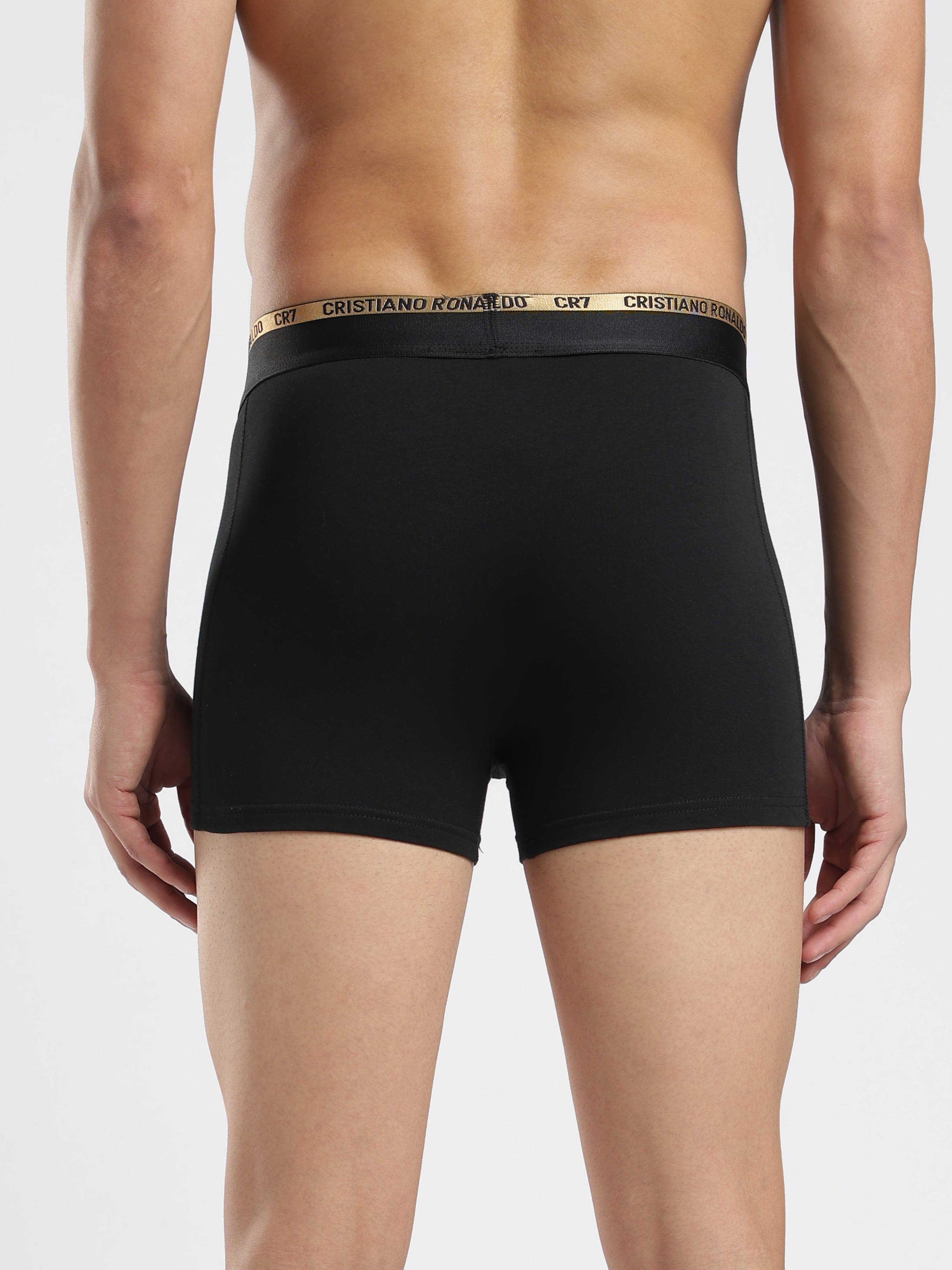 CR7 Premium Cotton Trunks – Pack of 3 (Black, White & Grey)