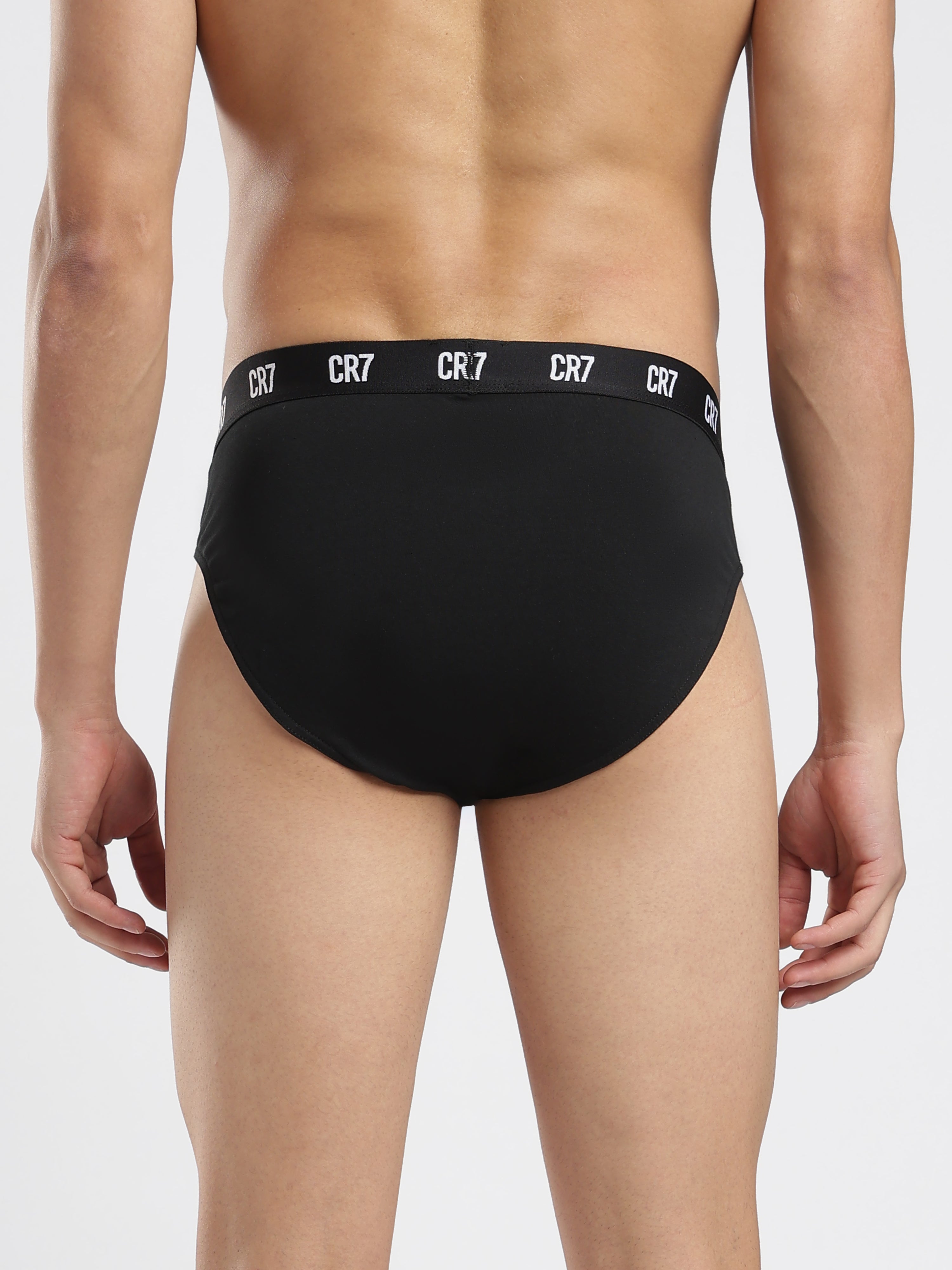 CR7 BLACK LABEL Briefs – 3-Pack | Black