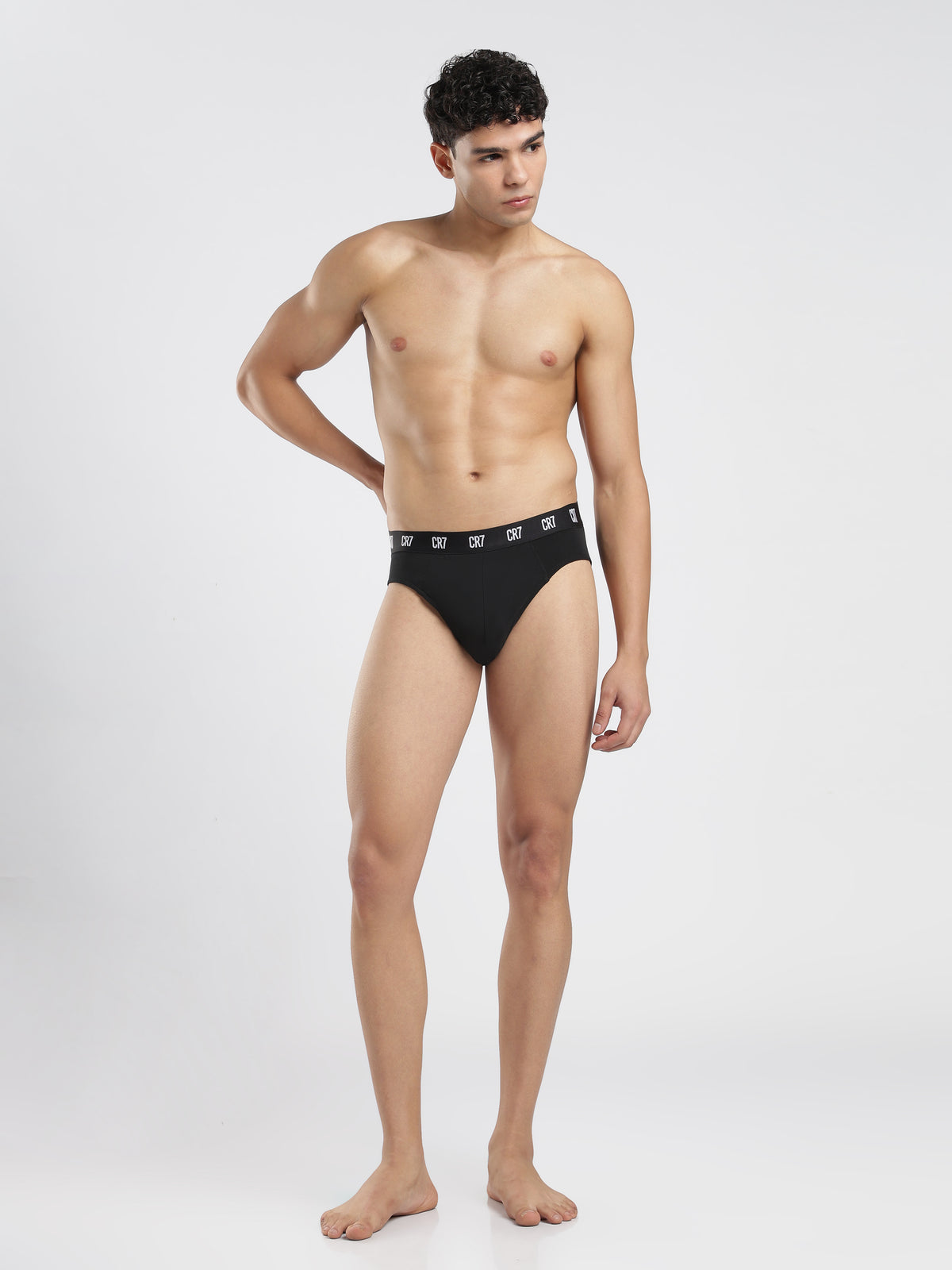 CR7 BLACK LABEL Briefs – 3-Pack | Black