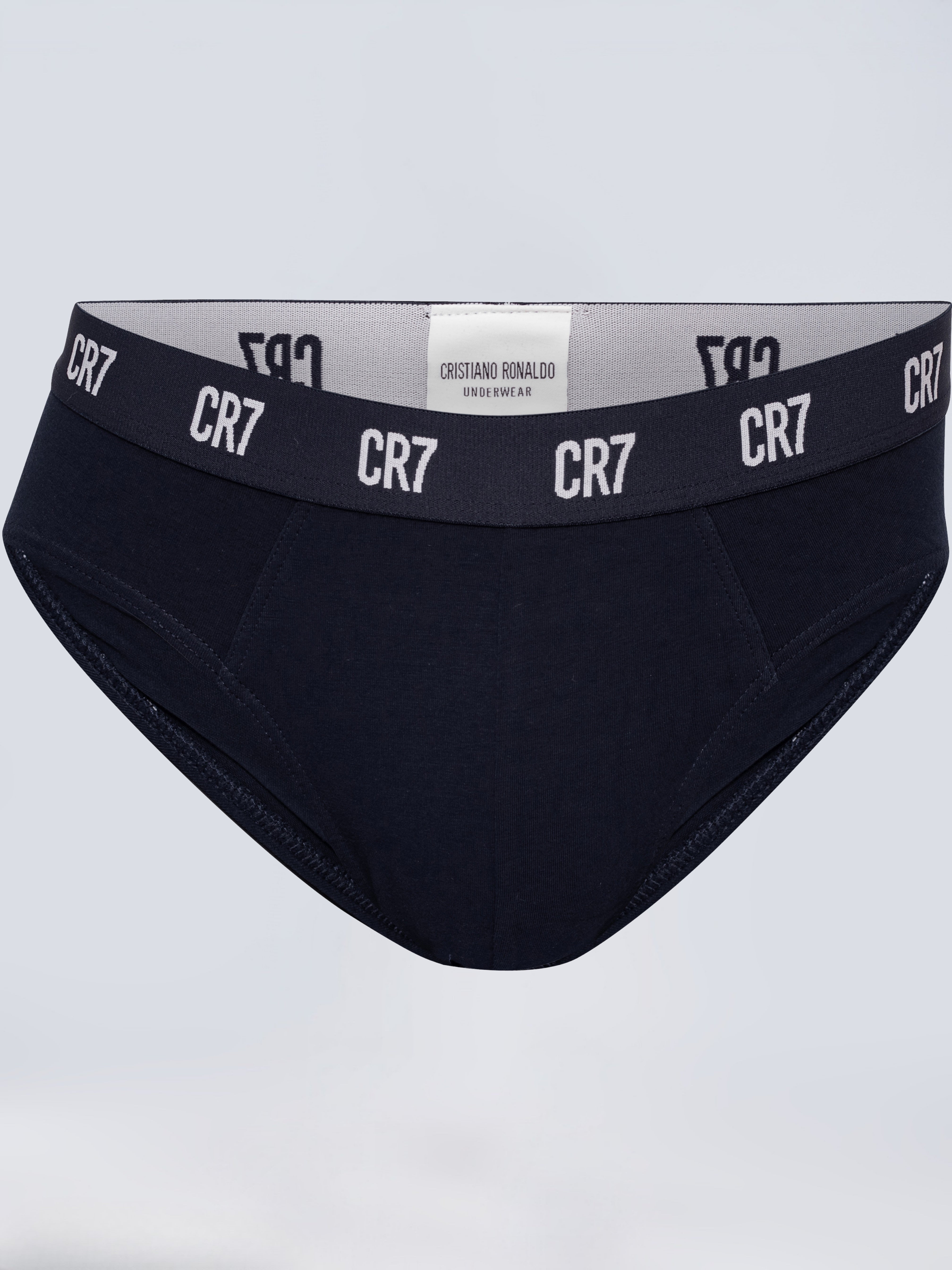 CR7 PURECORE Briefs – 3-Pack | Black, Grey & White