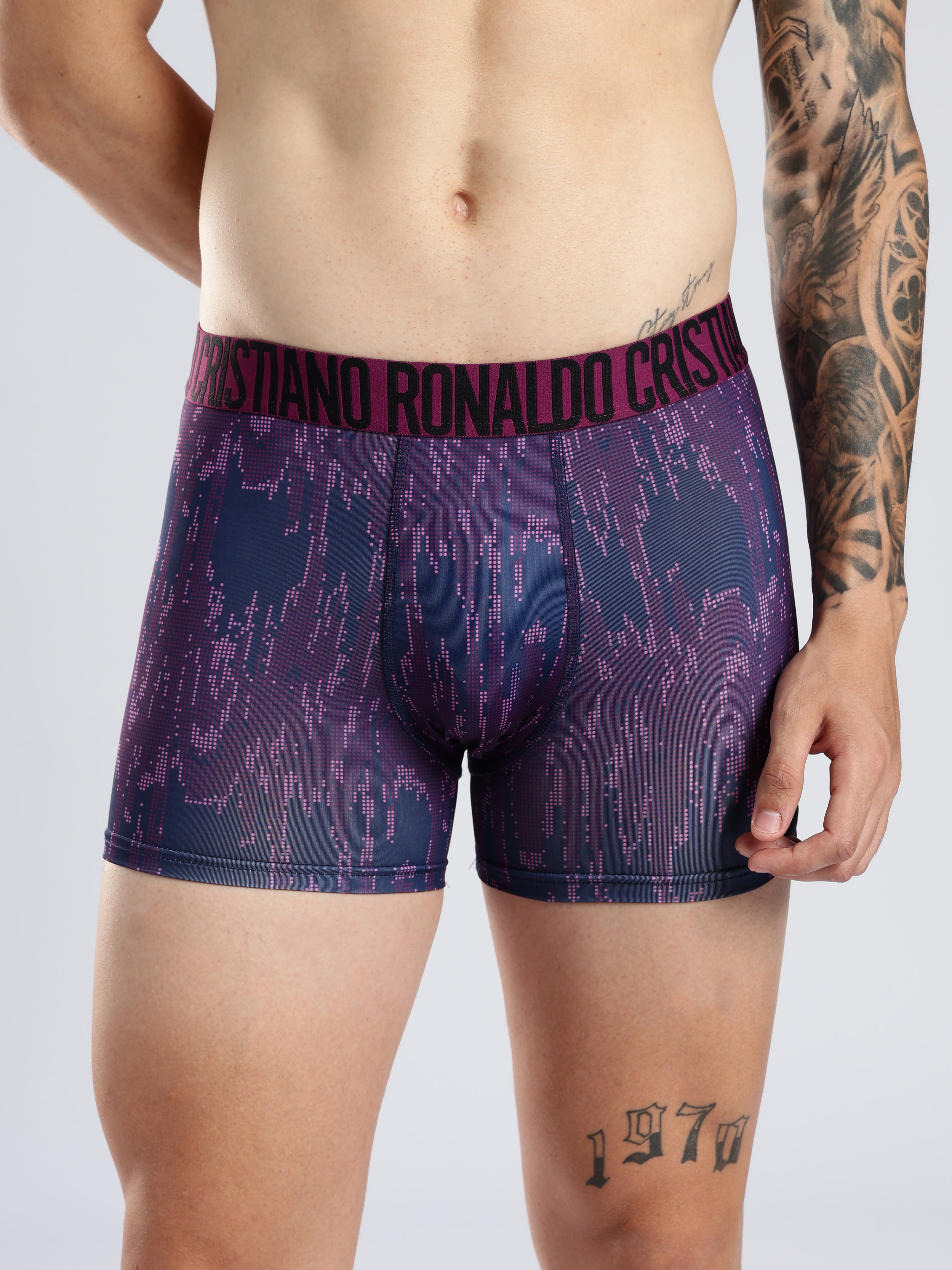 CR7 Trunks – Premium Comfort Fit Cotton Stretch Underwear (Pack of 2)