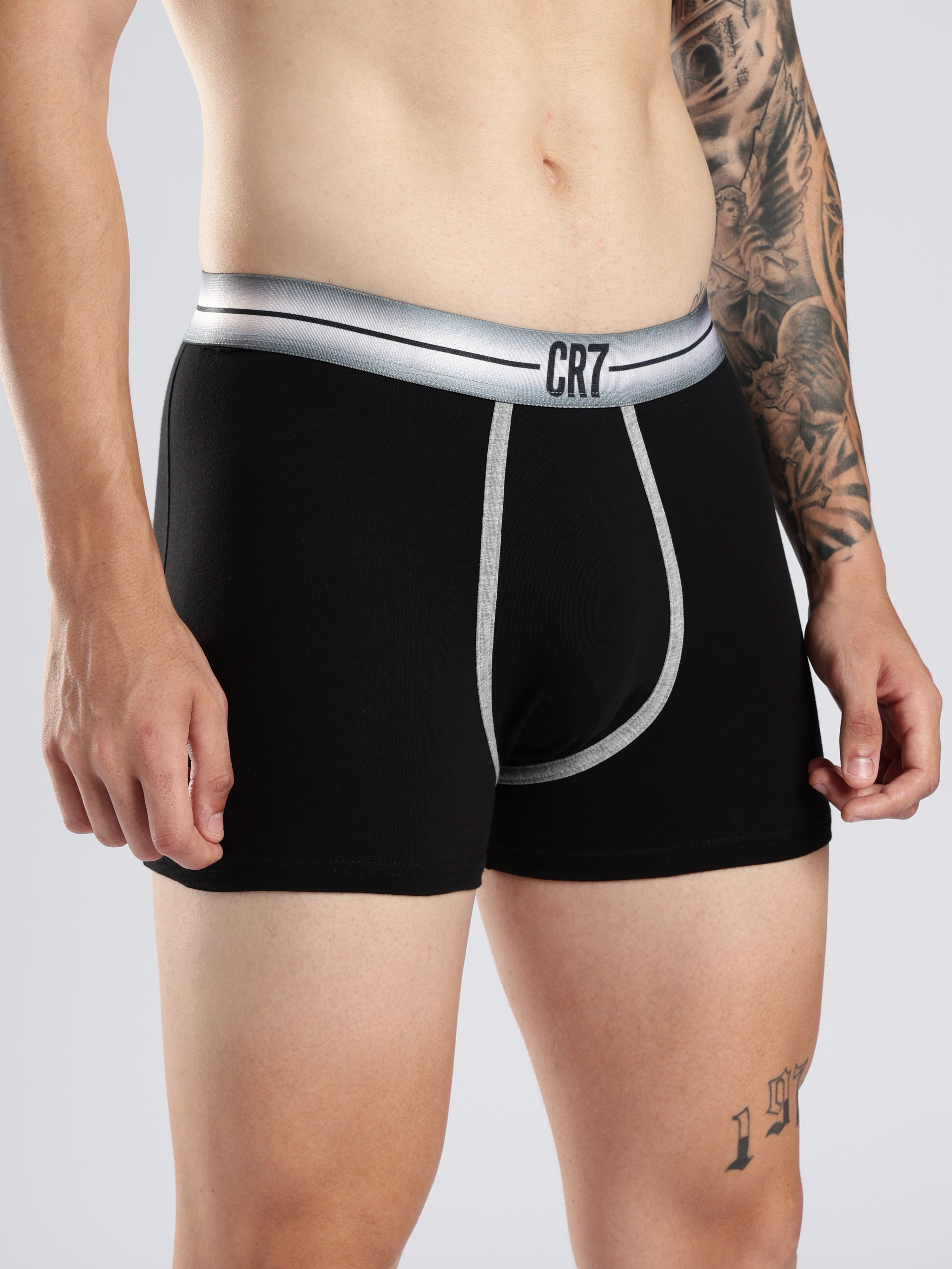 CR7 Trunks – Premium Comfort Fit Cotton Stretch Underwear (2 Pack)