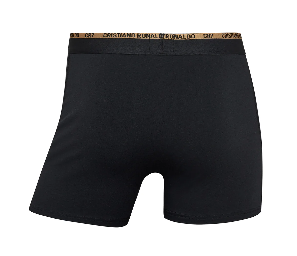 CR7 Cristiano Ronaldo Premium Cotton Trunks – Pack of 3 (Black, White & Grey)