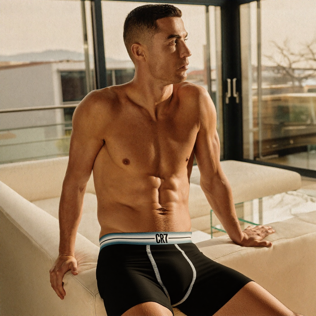 CR7 Cristiano Ronaldo Trunks – Premium Comfort Fit Cotton Stretch Underwear (2 Pack)