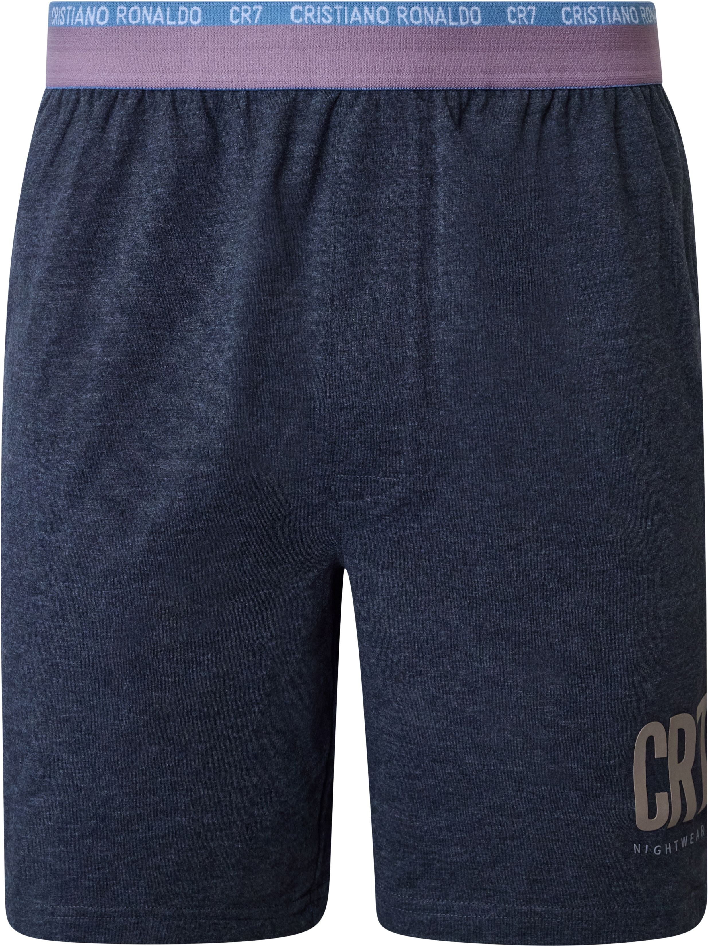 CR7 Cristiano Ronaldo Men’s Premium Nightwear Set – Soft Cotton Lounge T-Shirt & Shorts