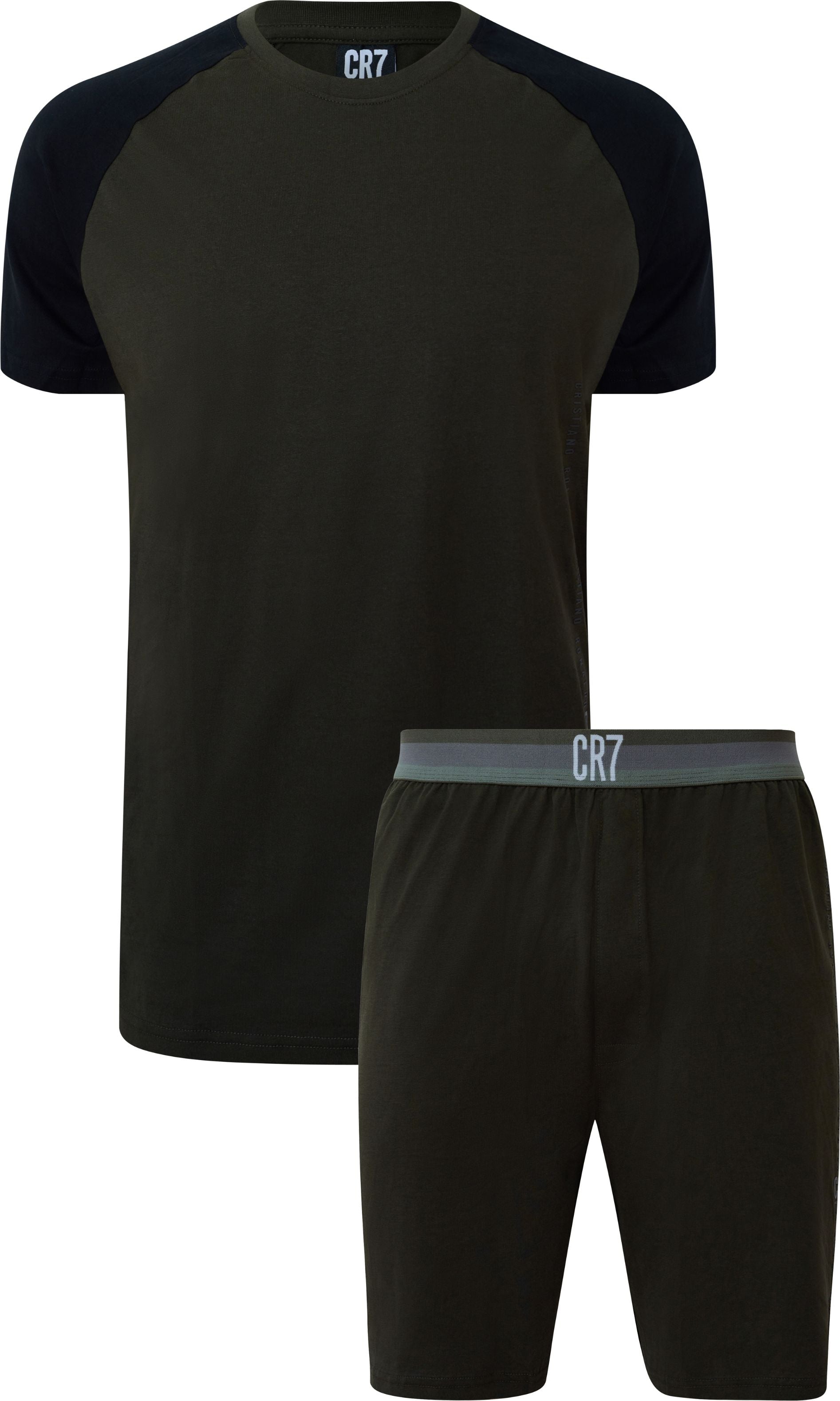 CR7 Cristiano Ronaldo Men’s Premium Nightwear Set – Soft Cotton Lounge T-Shirt & Shorts