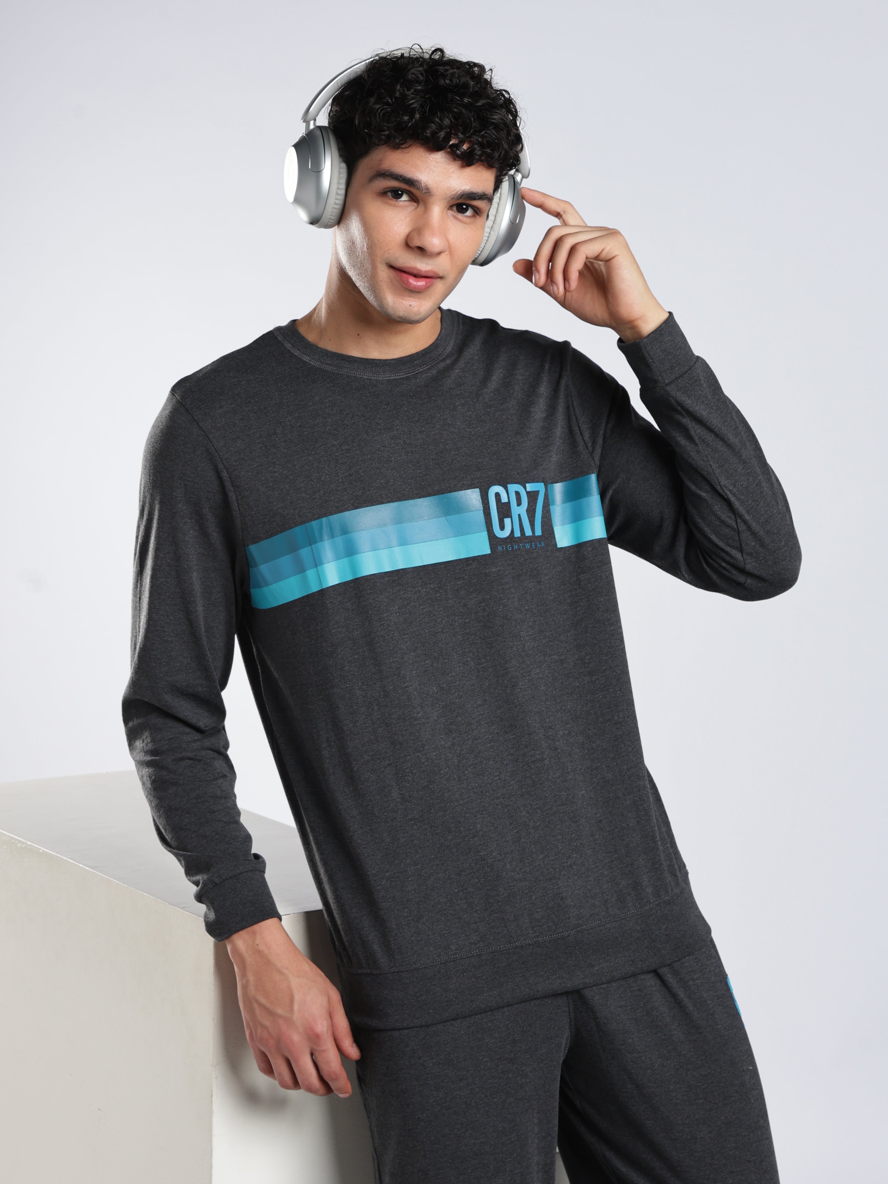CR7 NIGHTFALL Lounge Set – Charcoal Grey