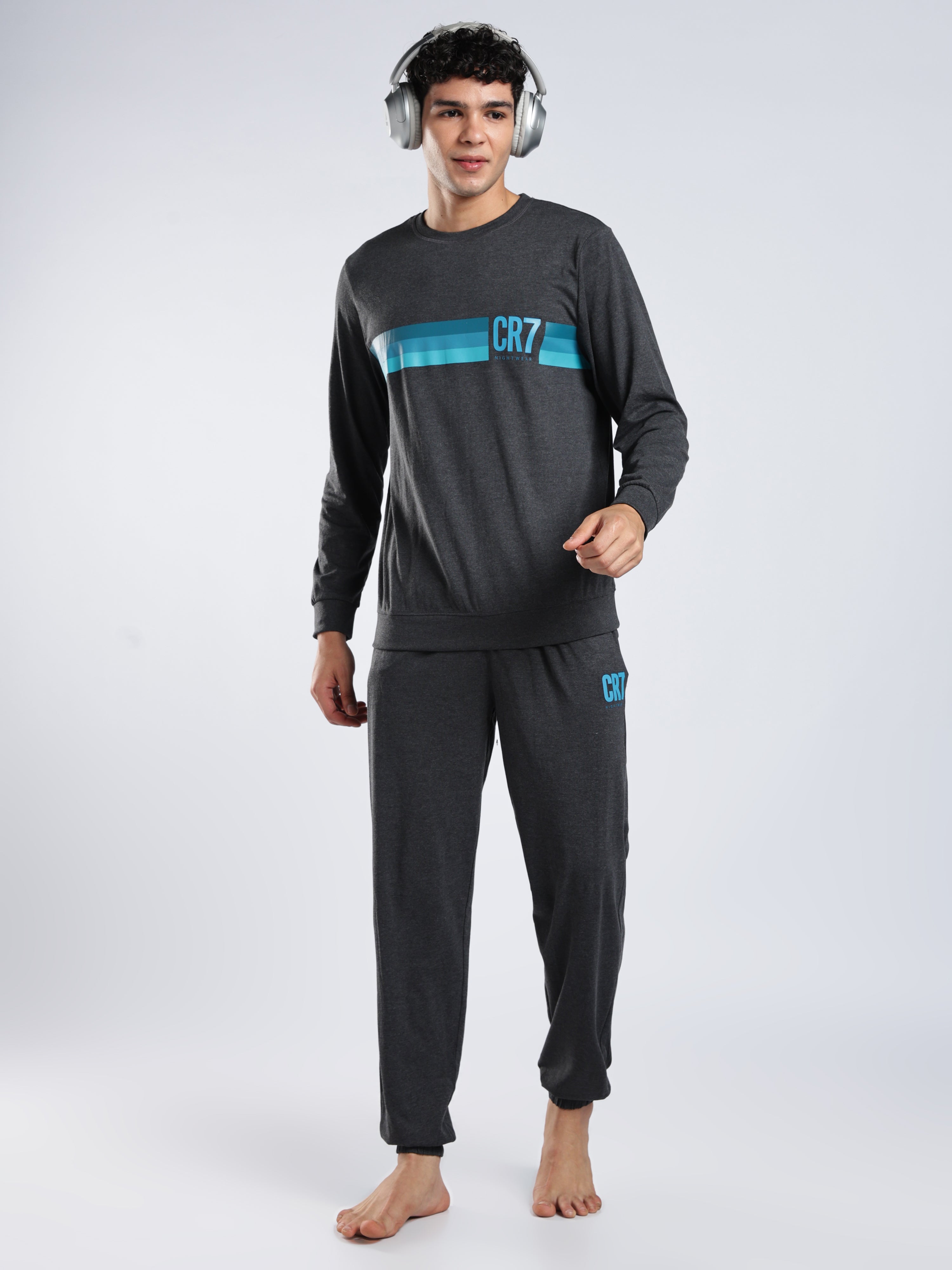 CR7 NIGHTFALL Lounge Set – Charcoal Grey