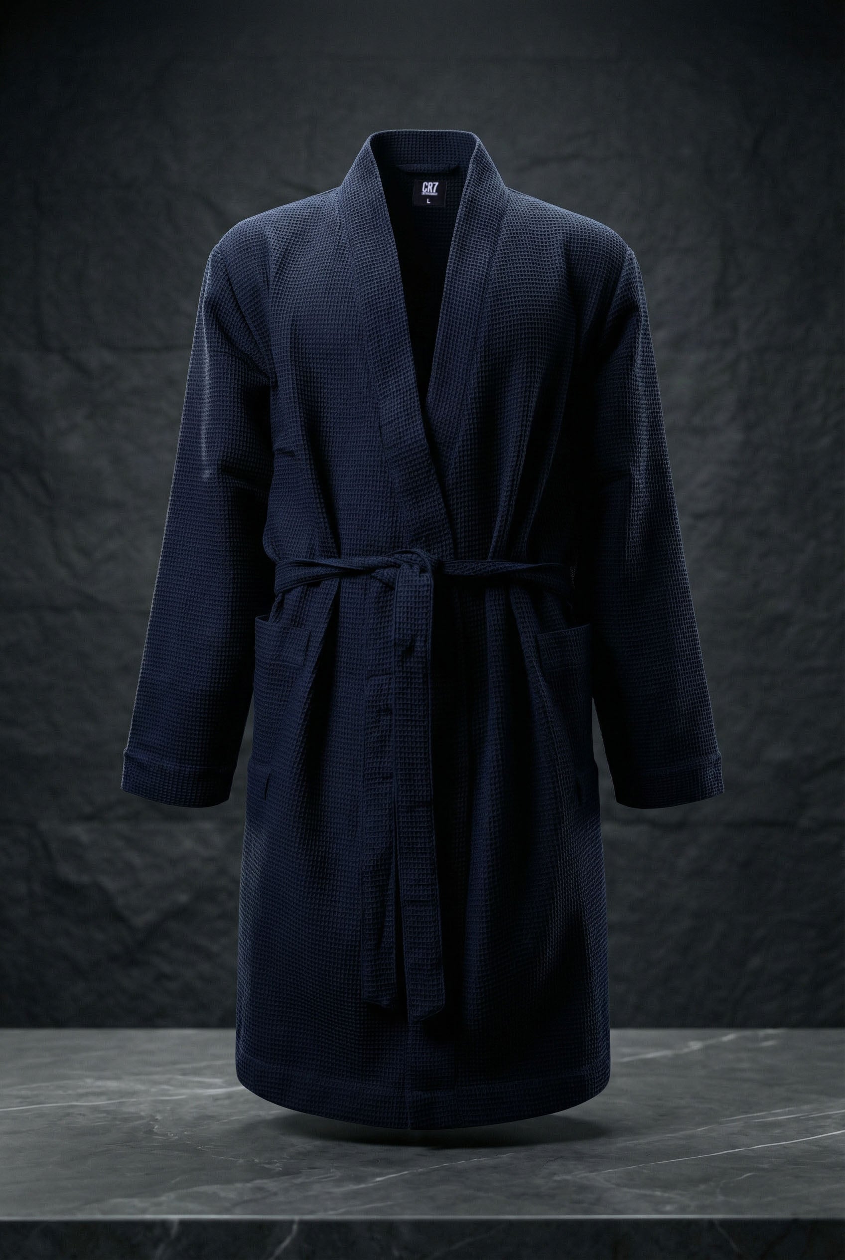 CR7 Cristiano Ronaldo Men’s Premium Waffle Bathrobe – Luxury Comfort with Iconic CR7 Branding