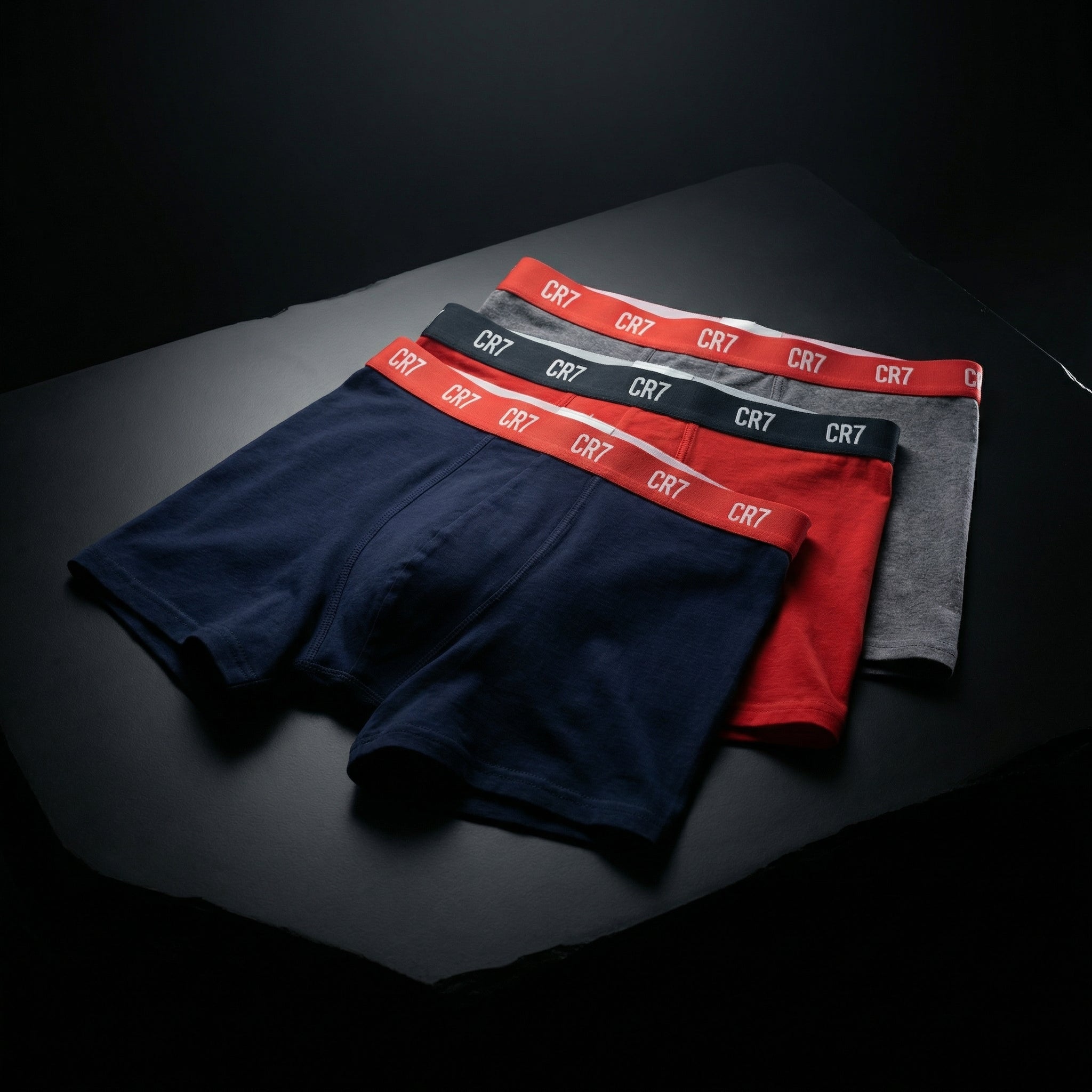 CR7 Cristiano Ronaldo Premium Cotton Boxer Trunks – Pack of 3 | Soft, Breathable & Stretch Fit