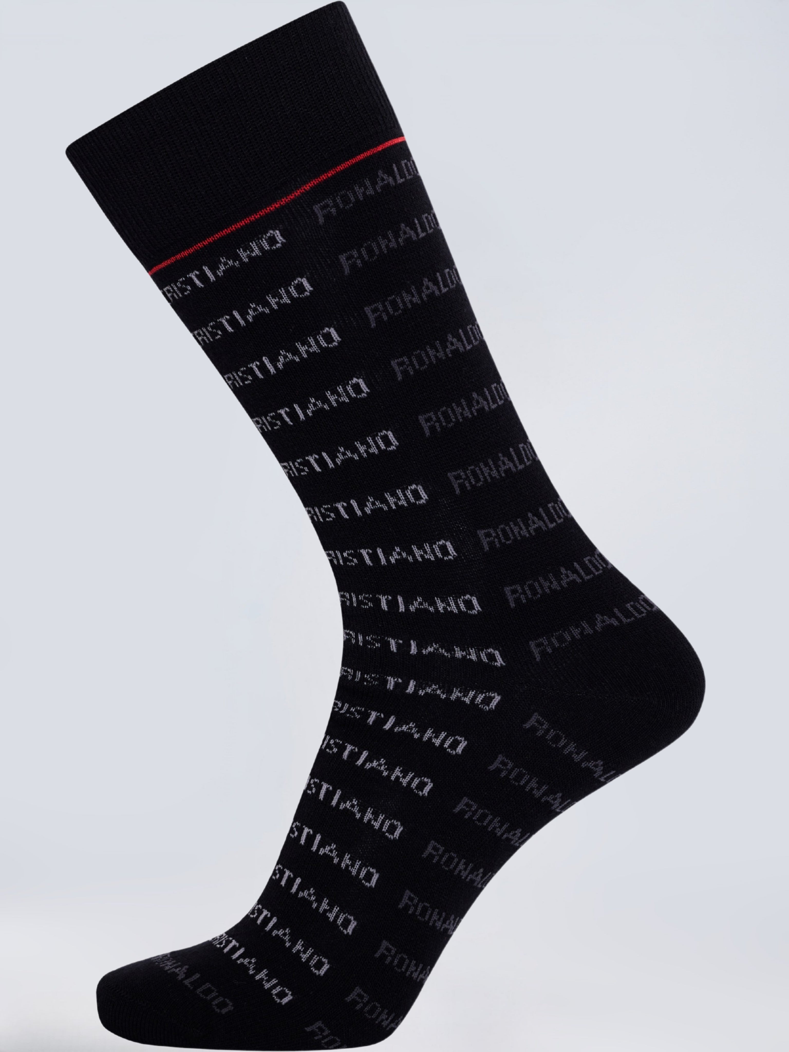 CR7 Men’s Premium Cotton Crew Socks –  (Pack of 3) | Soft, Breathable & Stylish