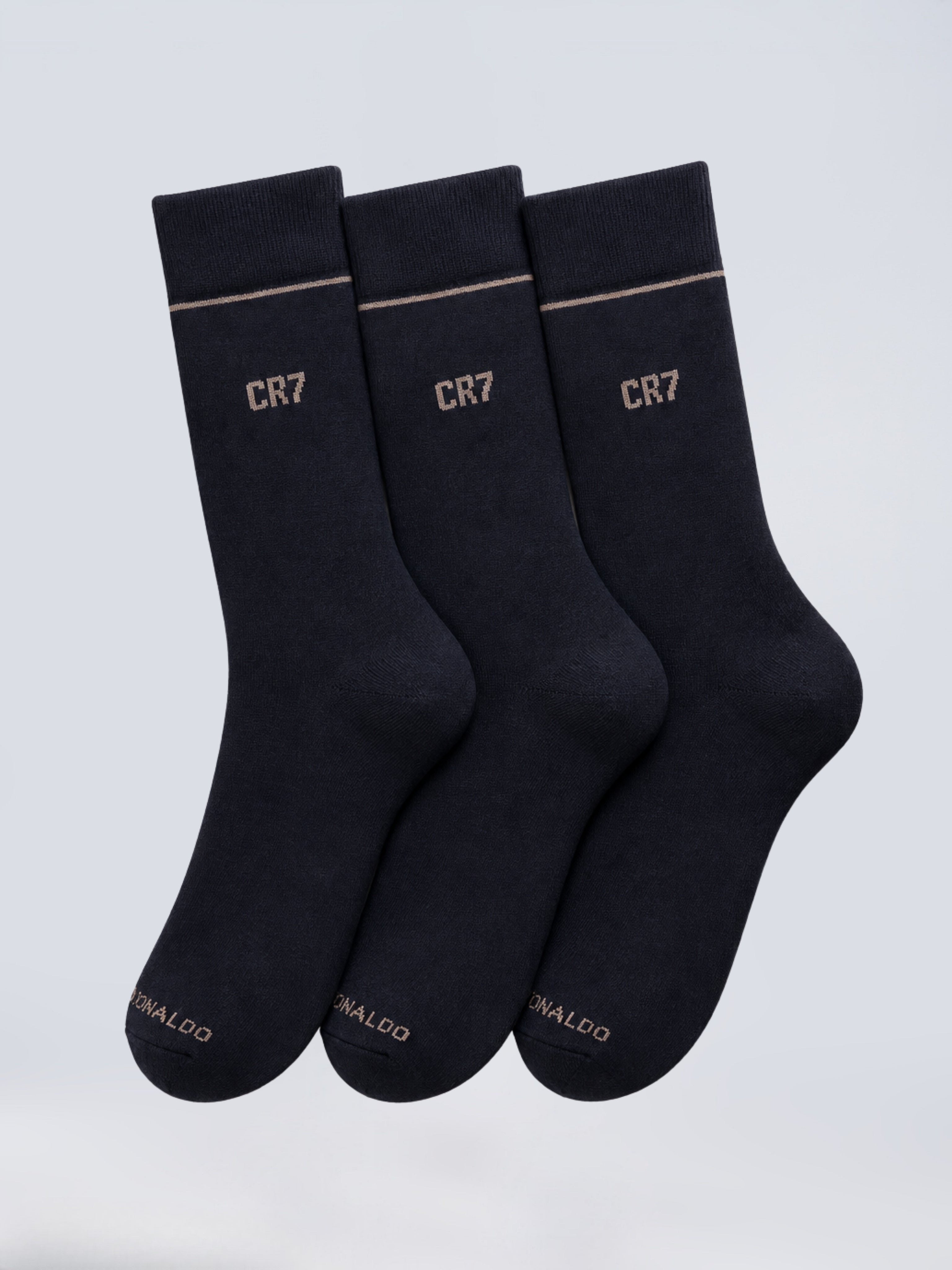 CR7 SIGNATURE Line Crew Socks – 3-Pack | Navy
