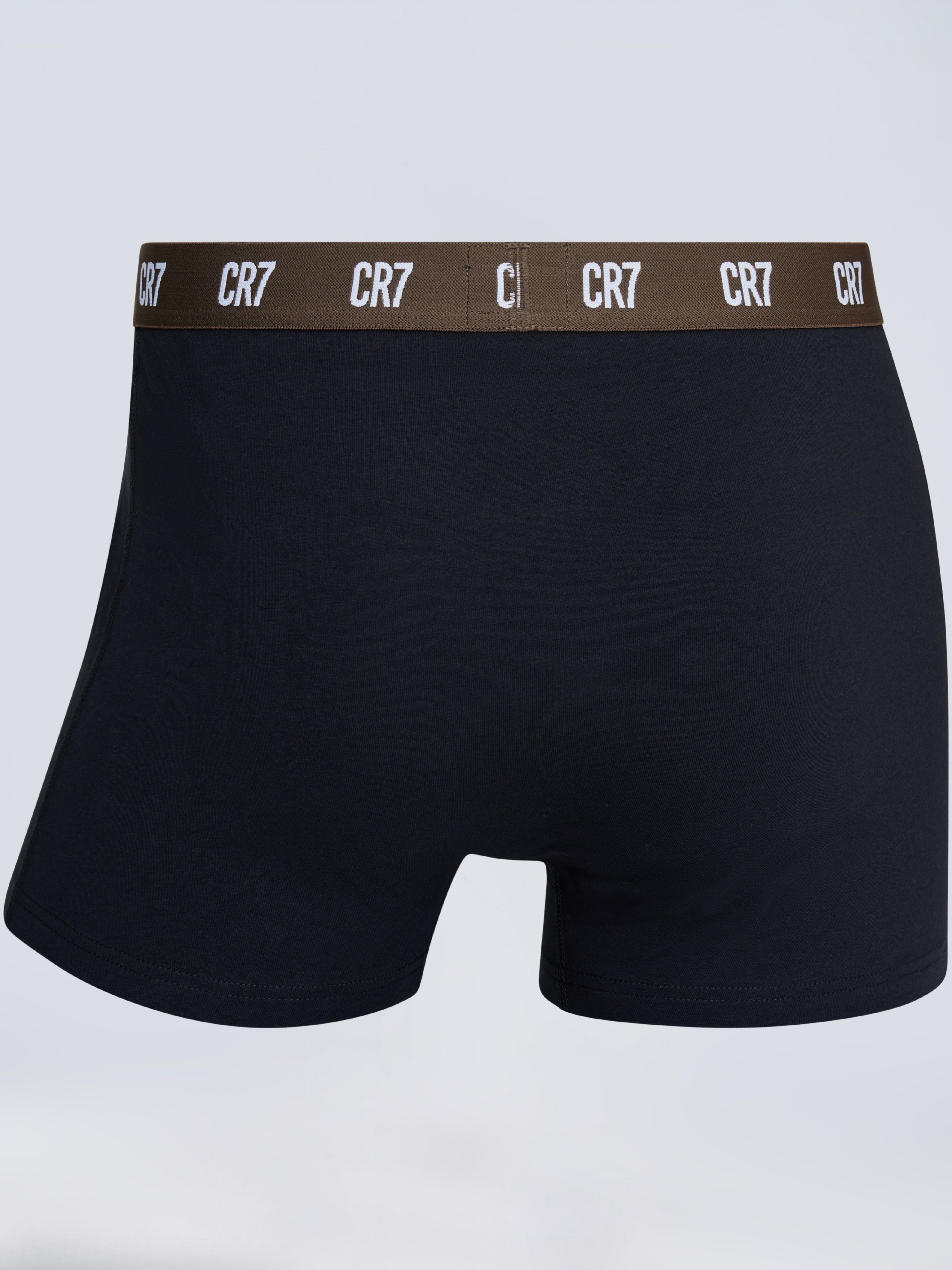 CR7 Men’s Premium Cotton Stretch Trunks – | Pack of 3 | Comfort Fit Boxer Trunks