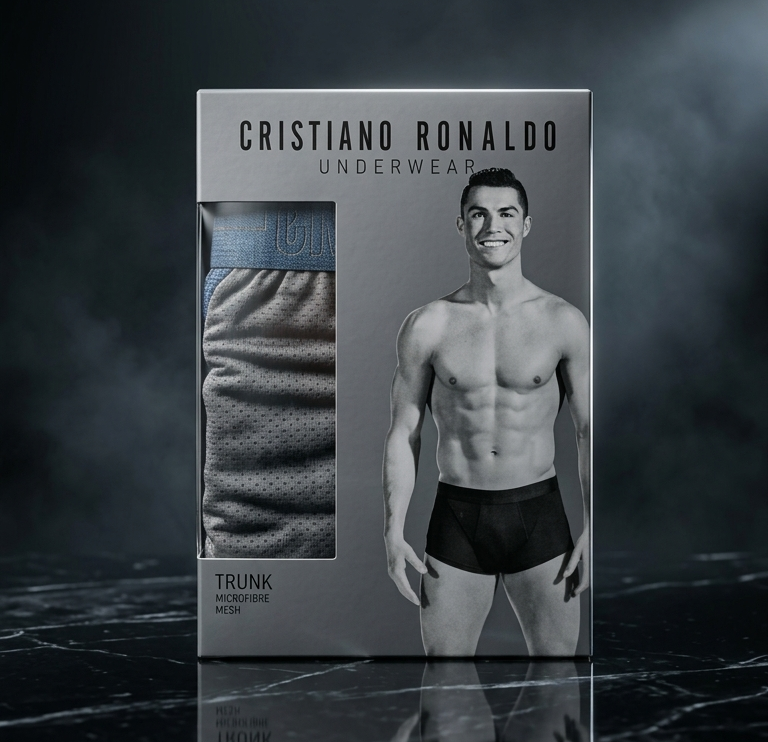CR7 Cristiano Ronaldo Trunk – Premium Comfort Fit Stretch Underwear (Pack of 1)