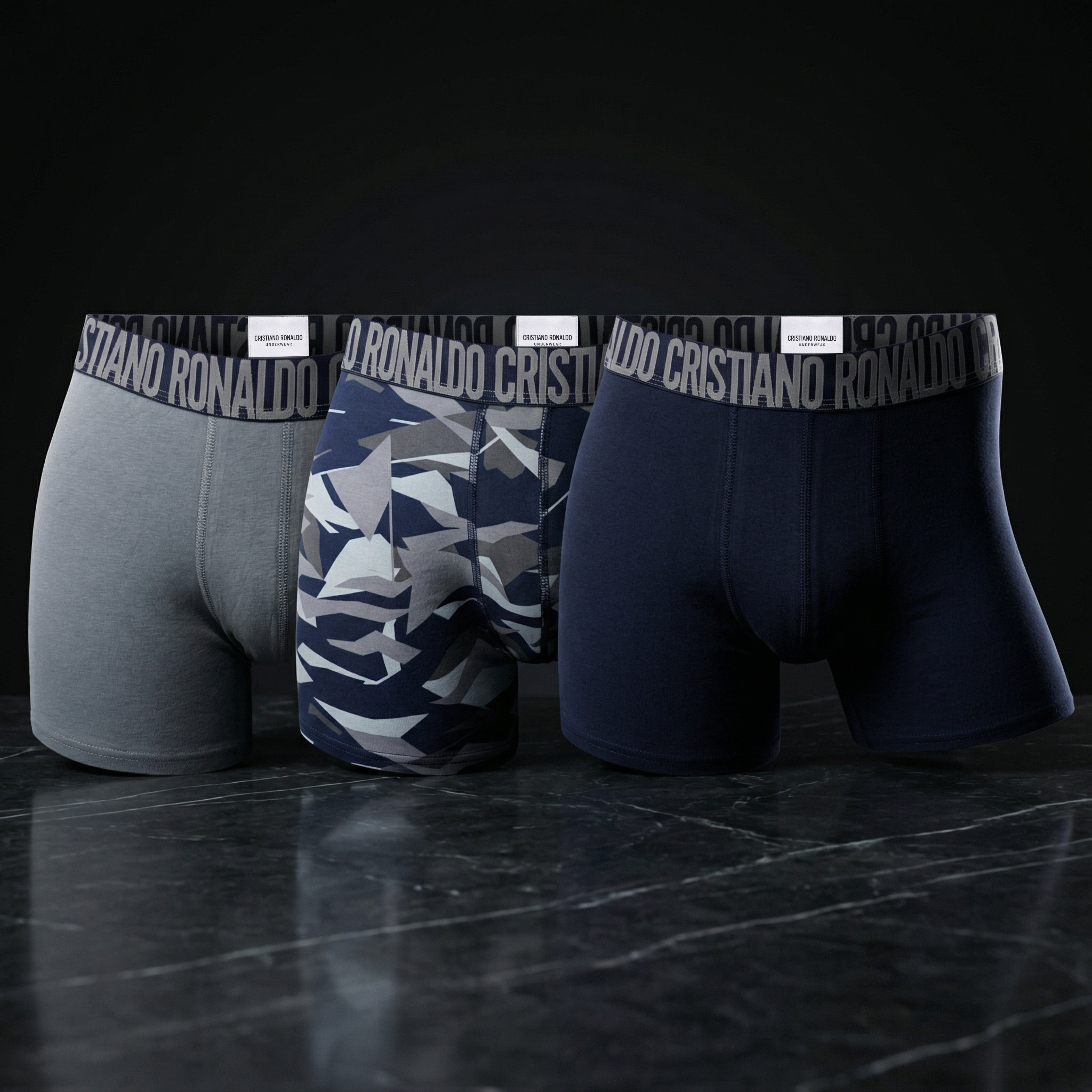 CR7 Cristiano Ronaldo Trunks – Premium Comfort Fit Cotton Stretch Underwear (3 Pack)